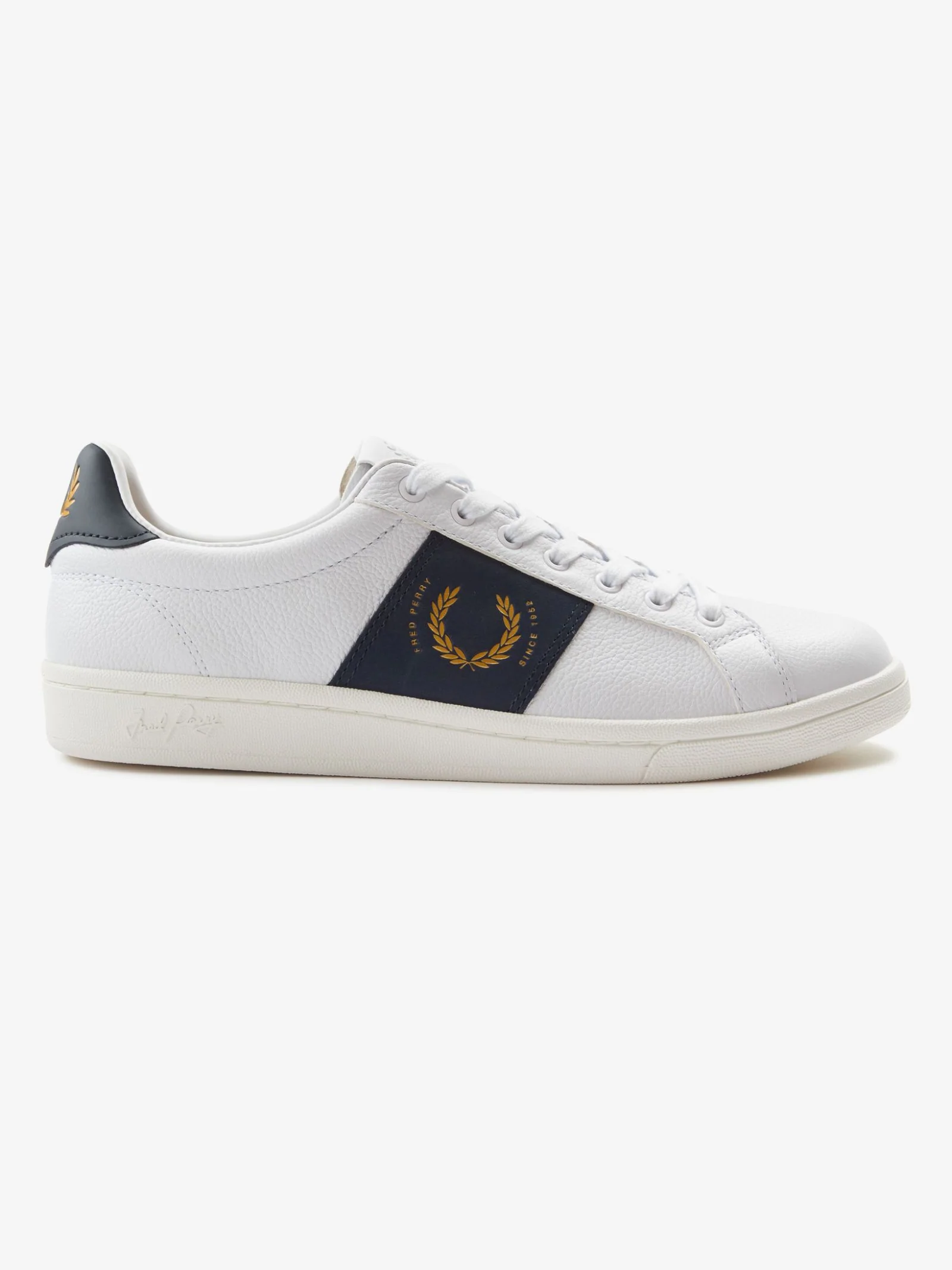 Mens B721 Textured Leather Sneakers