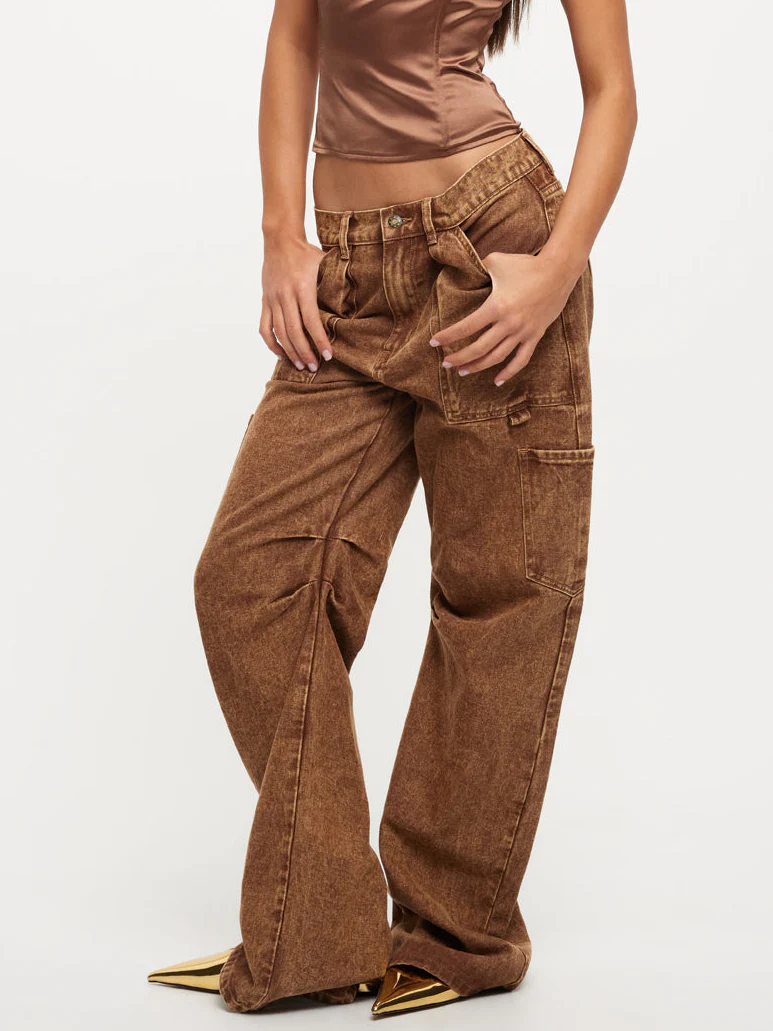 Miami Vice Low-Rise Baggy Jeans