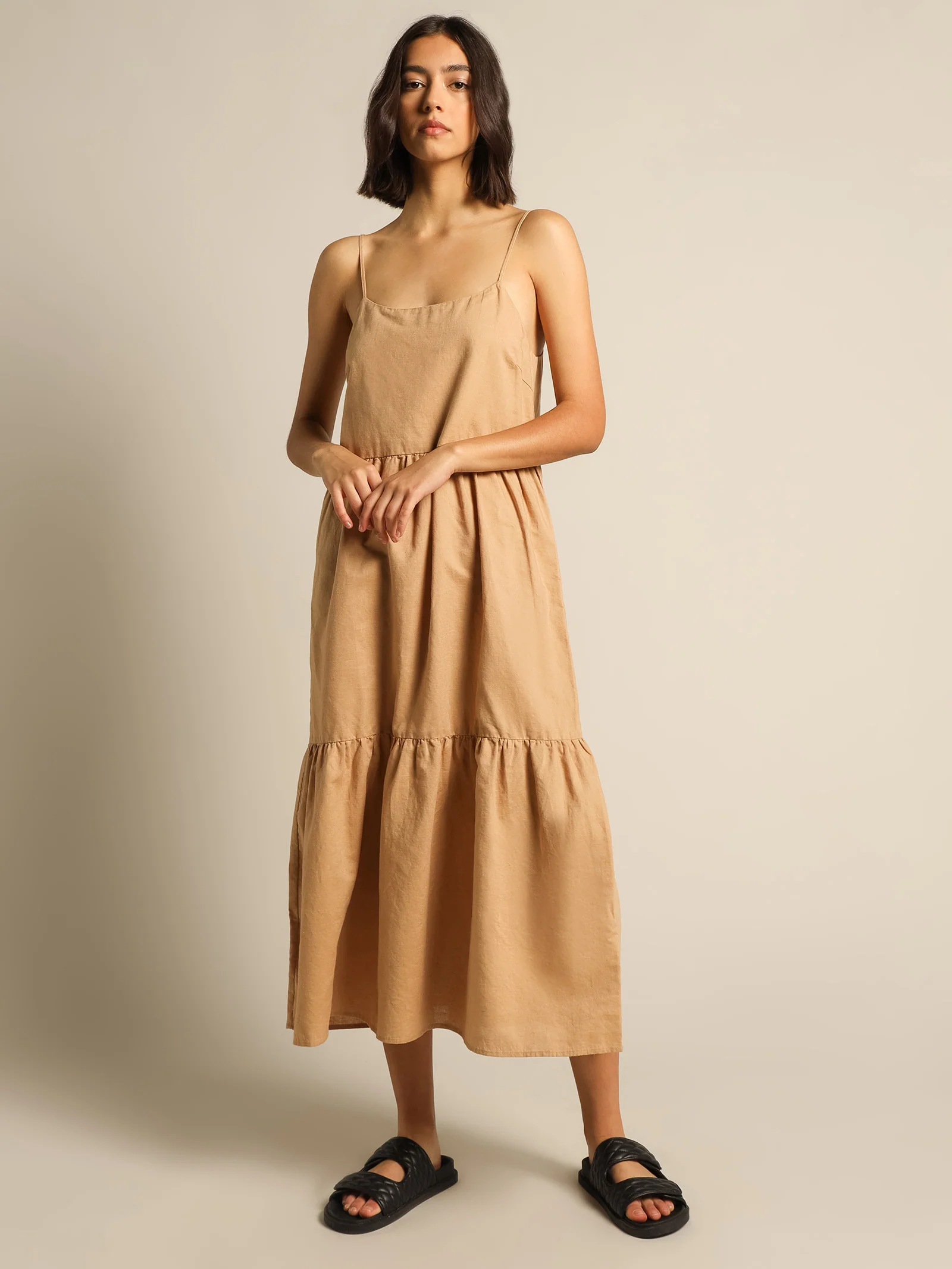 Miles Linen Midi Dress