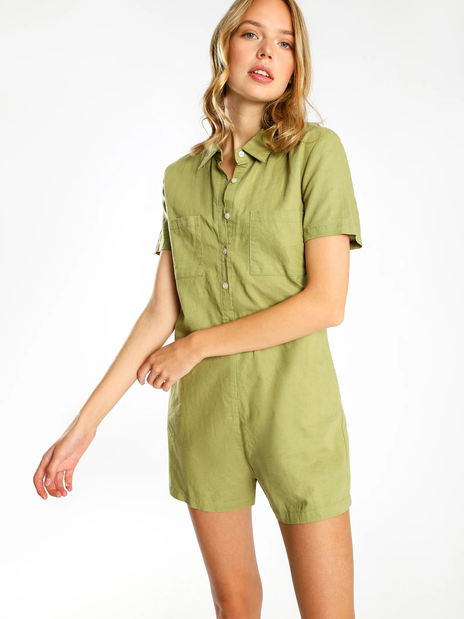 Mina Linen Playsuit