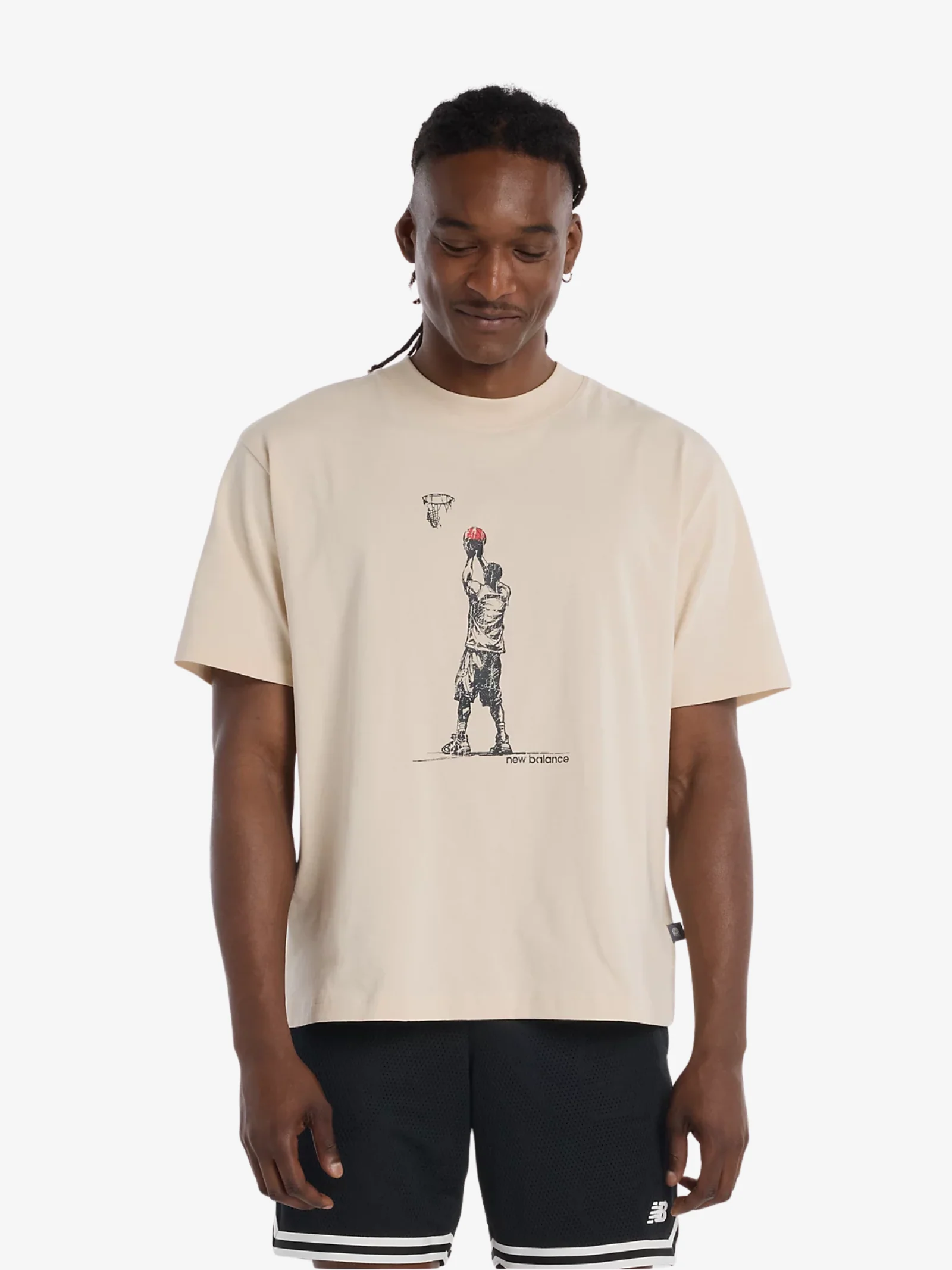 Hoops Player Graphic T-Shirt
