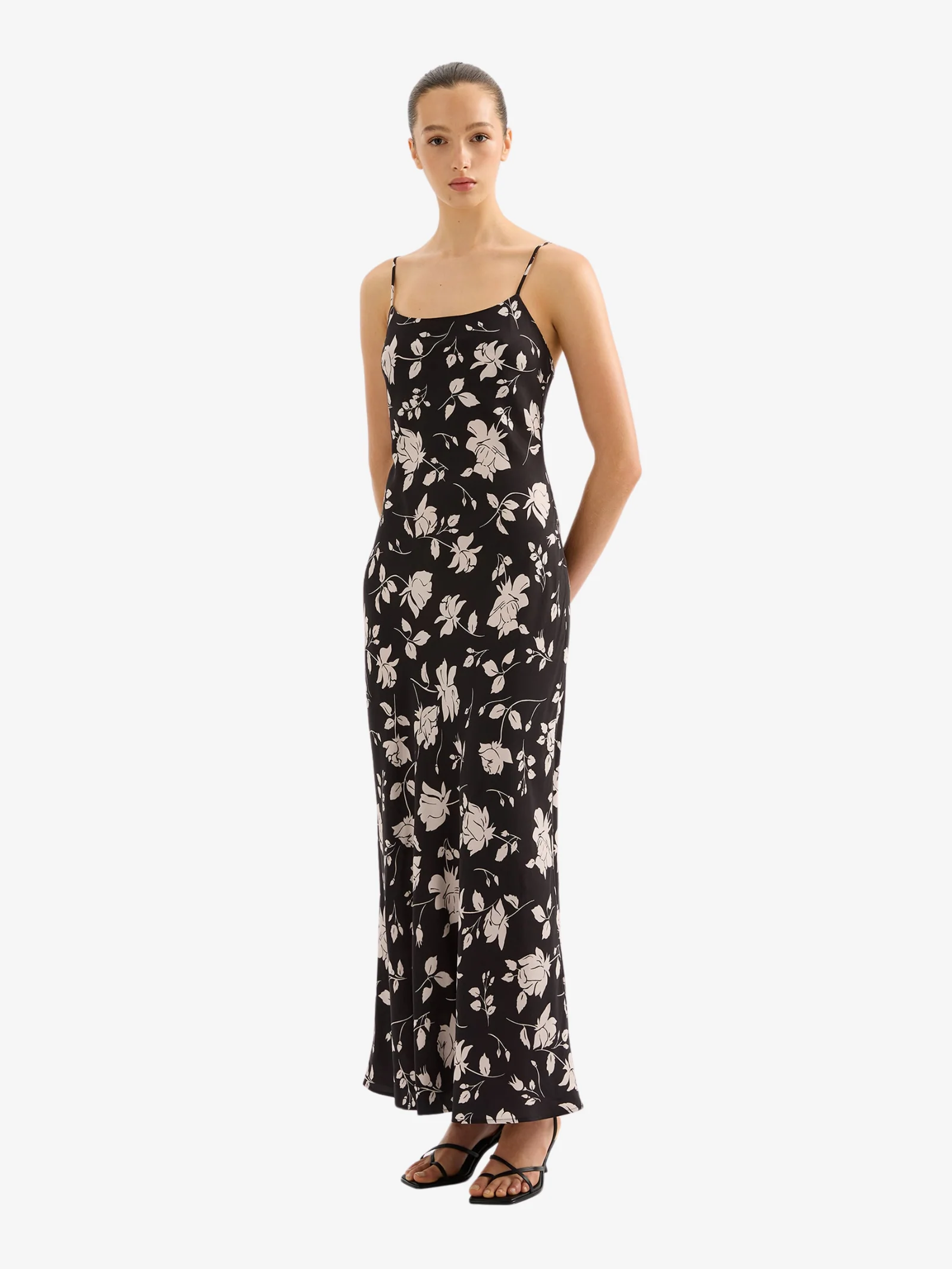 Alba Cupro Maxi Slip Dress
