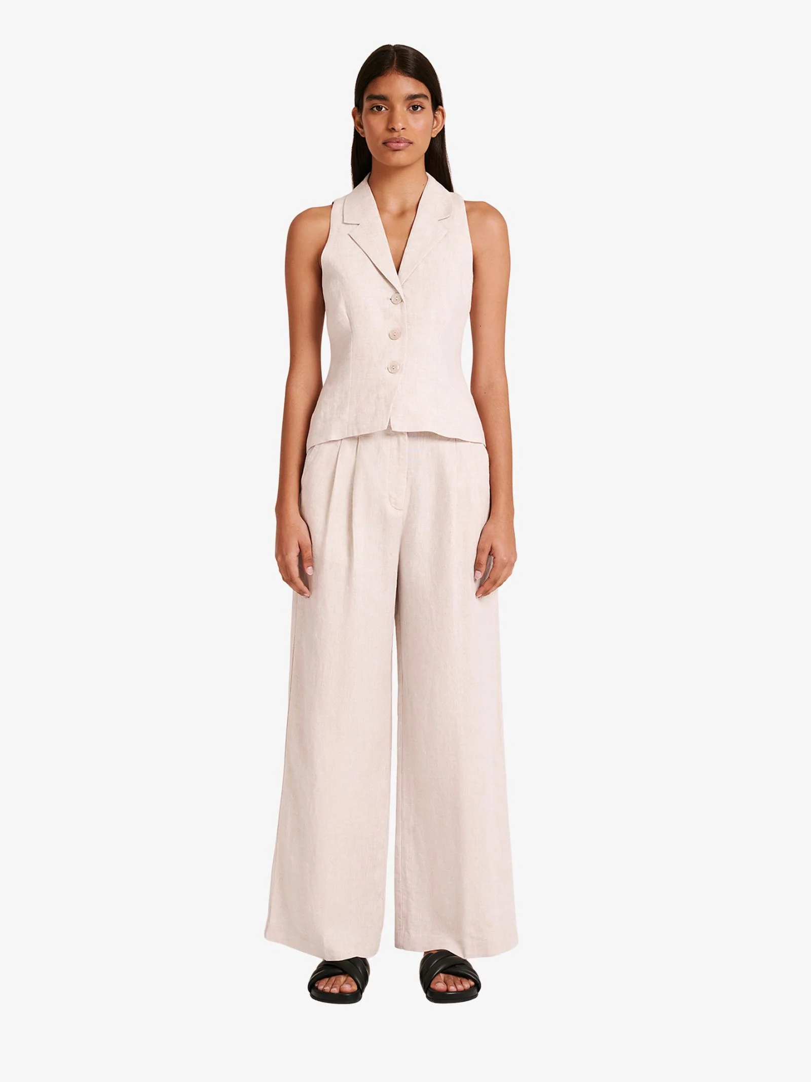 Thilda Linen Vest