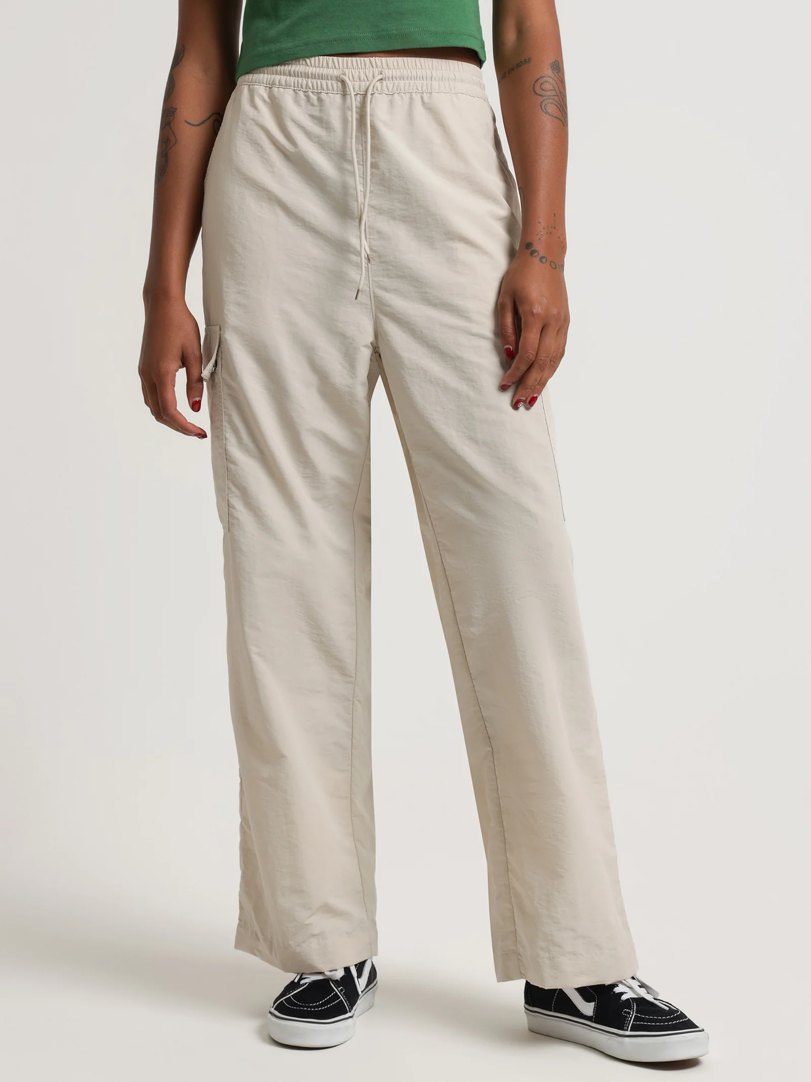 Nylon Cargo Pants