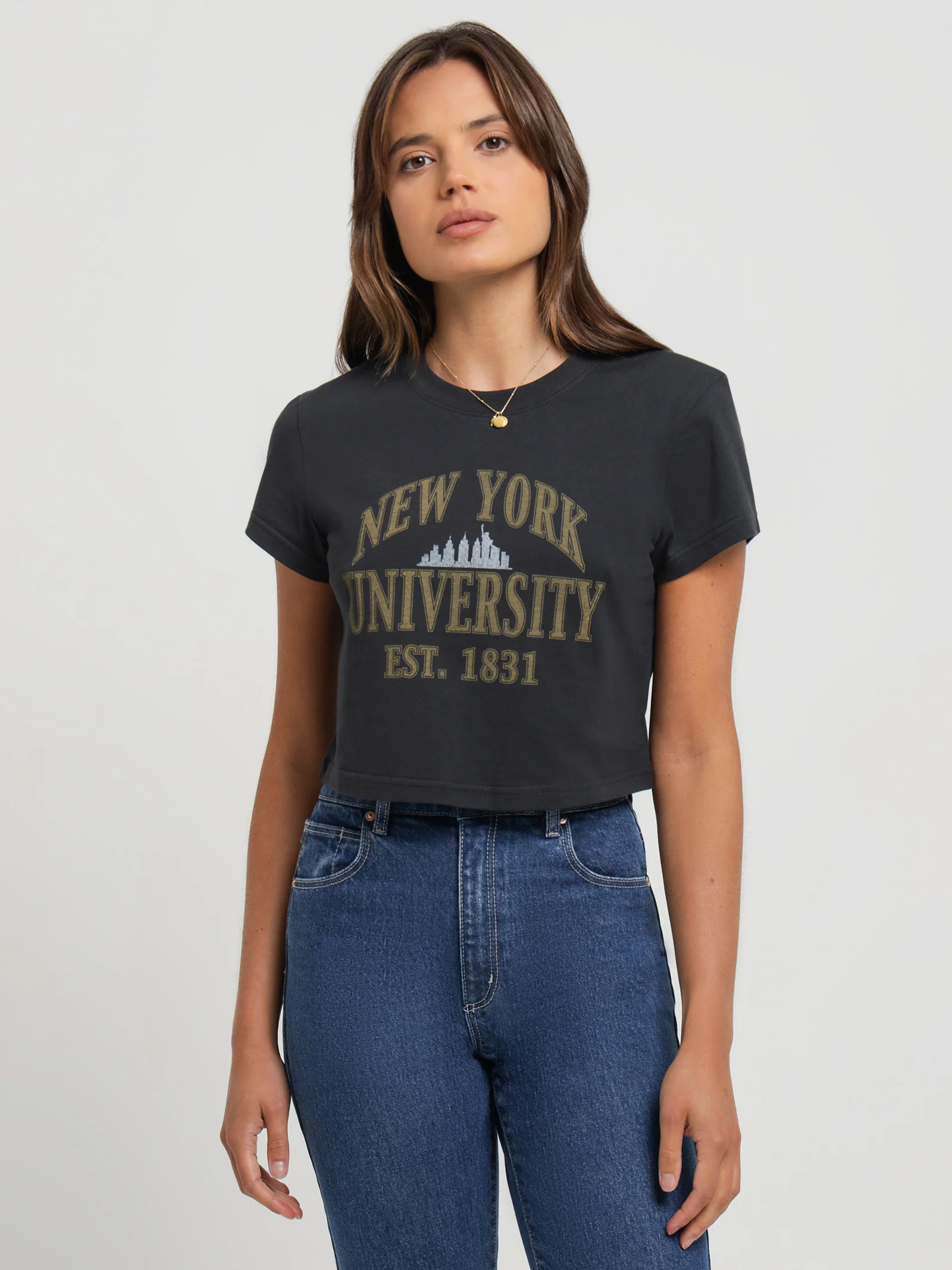 NYU Vintage Arch Mini T-Shirt