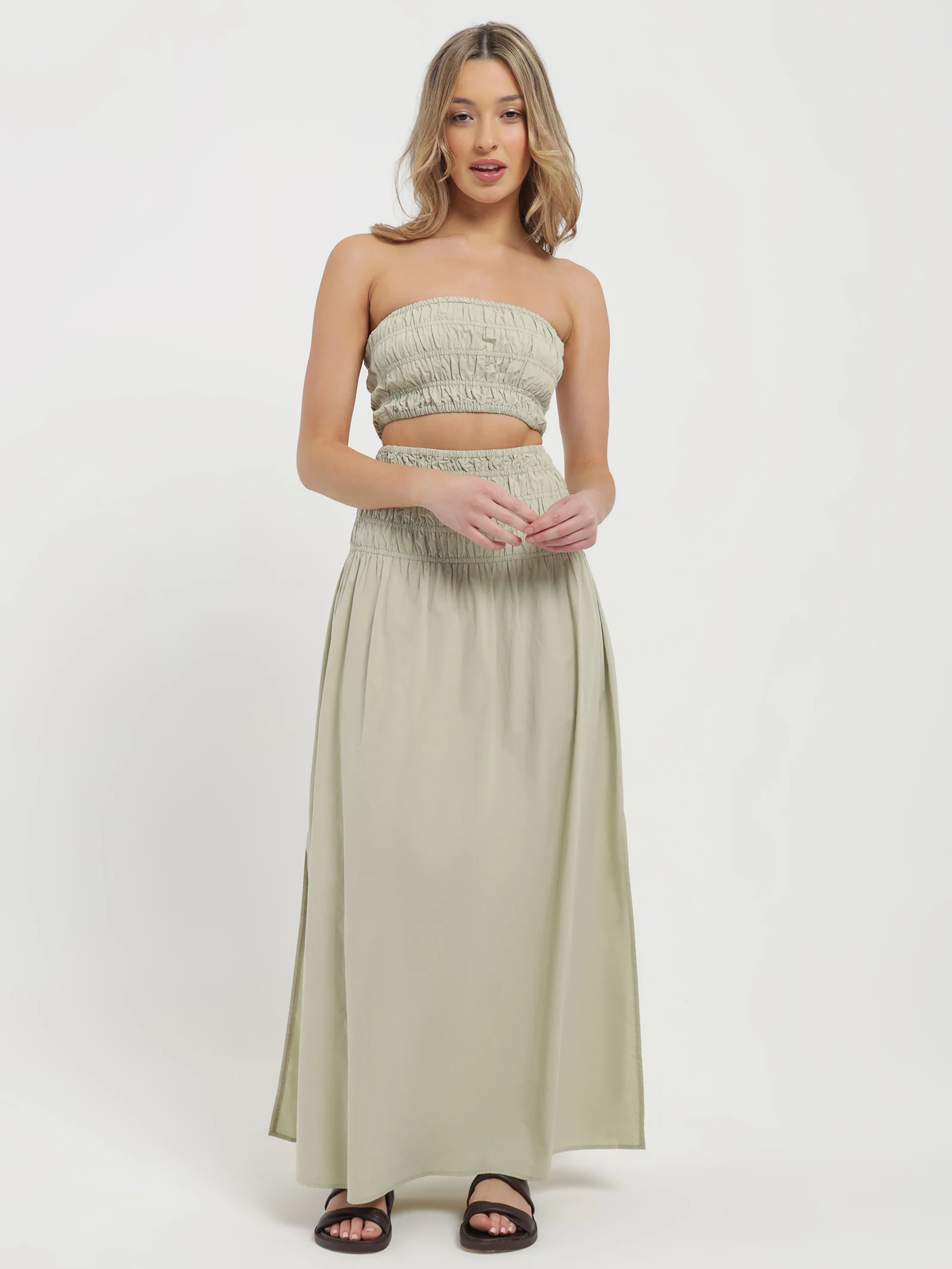 Oasis Poplin Maxi Skirt - Image 3