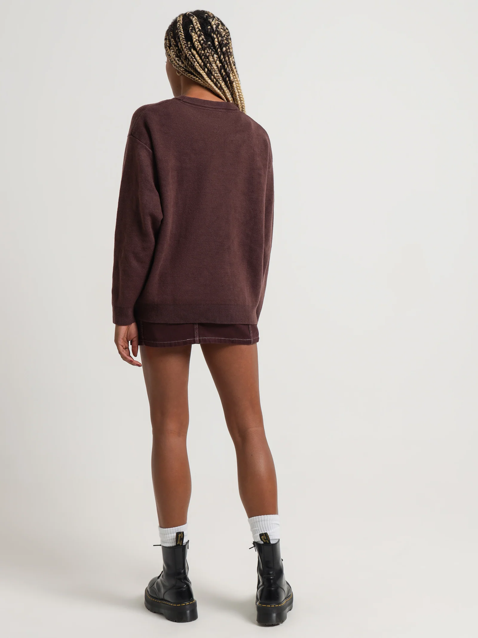 Patches Rivet Mini Skirt - Image 4