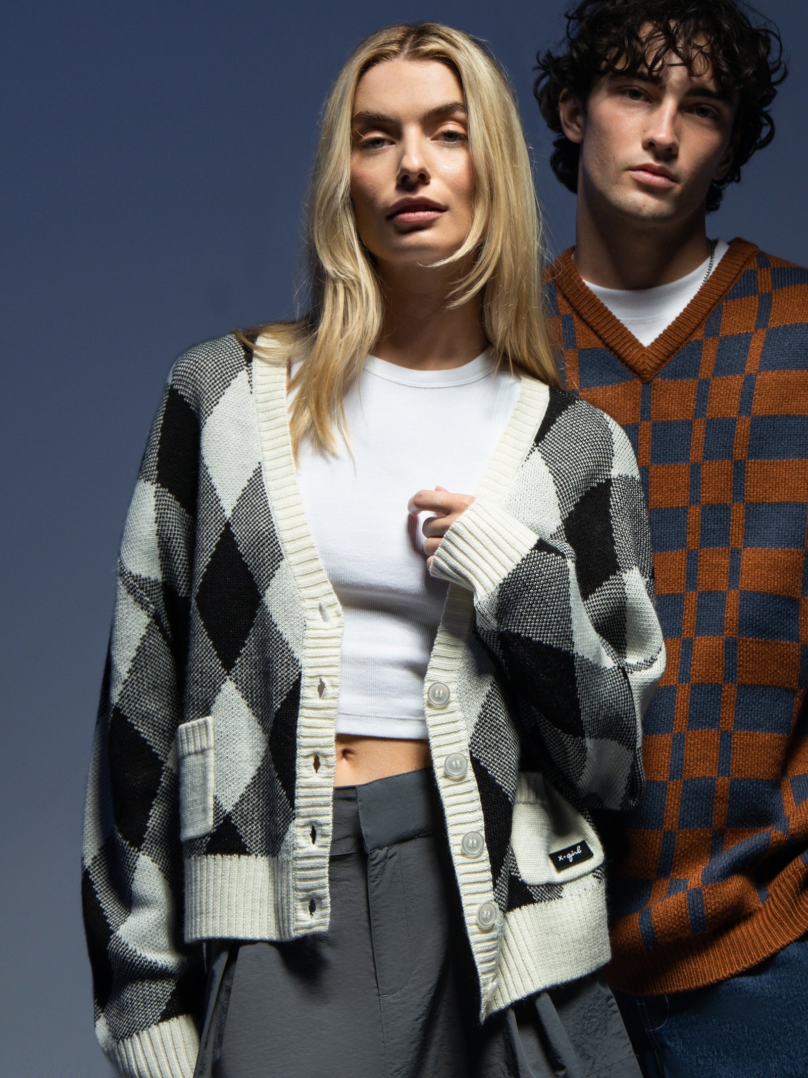 Pattern Knit Cardigan