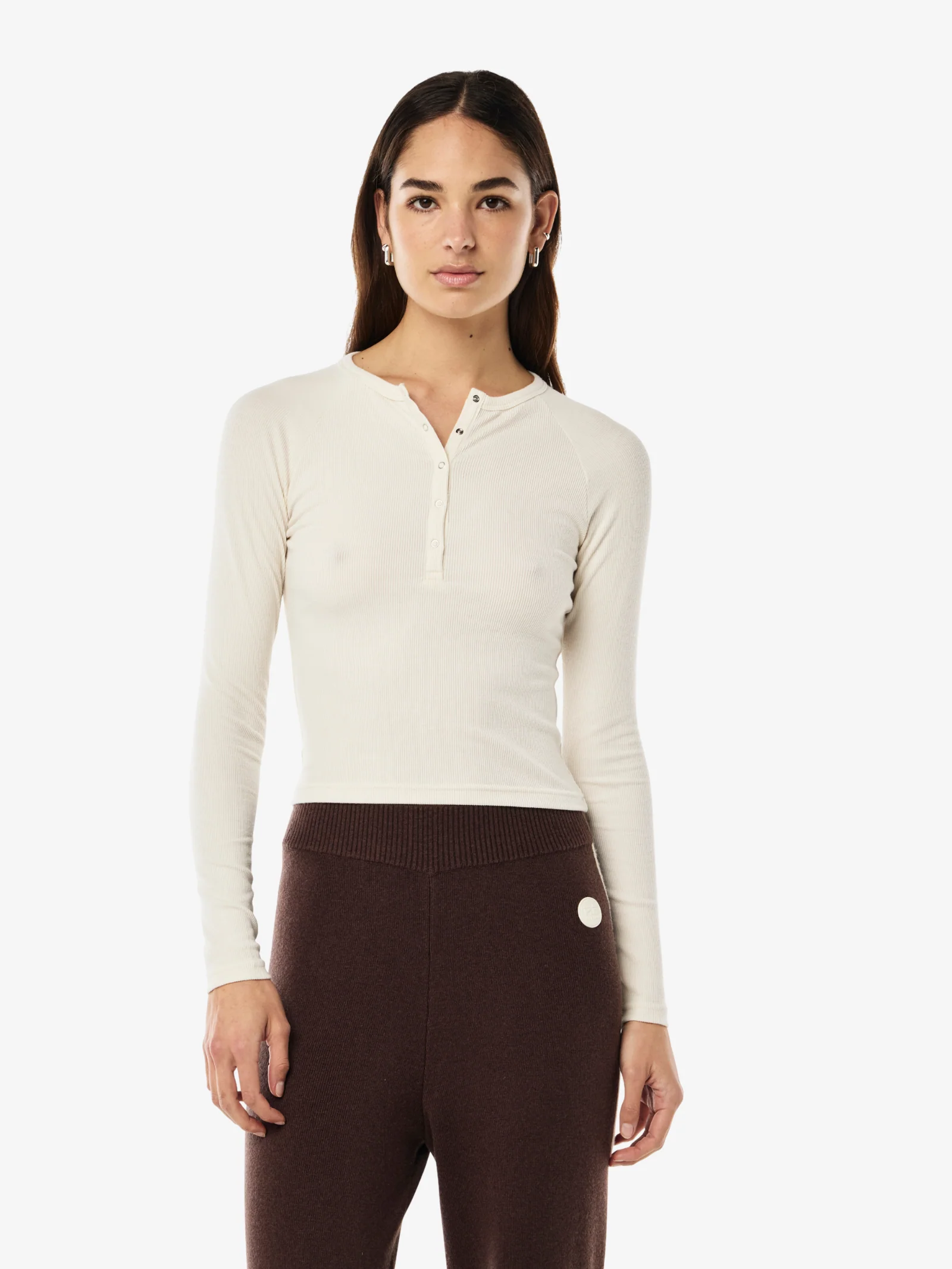Prive Rib Long Sleeve Tee