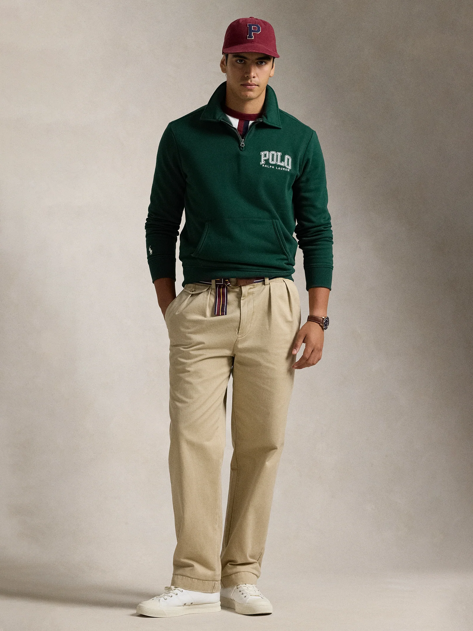 Graphic 1/4 Zip Sweatshirt - Image 5