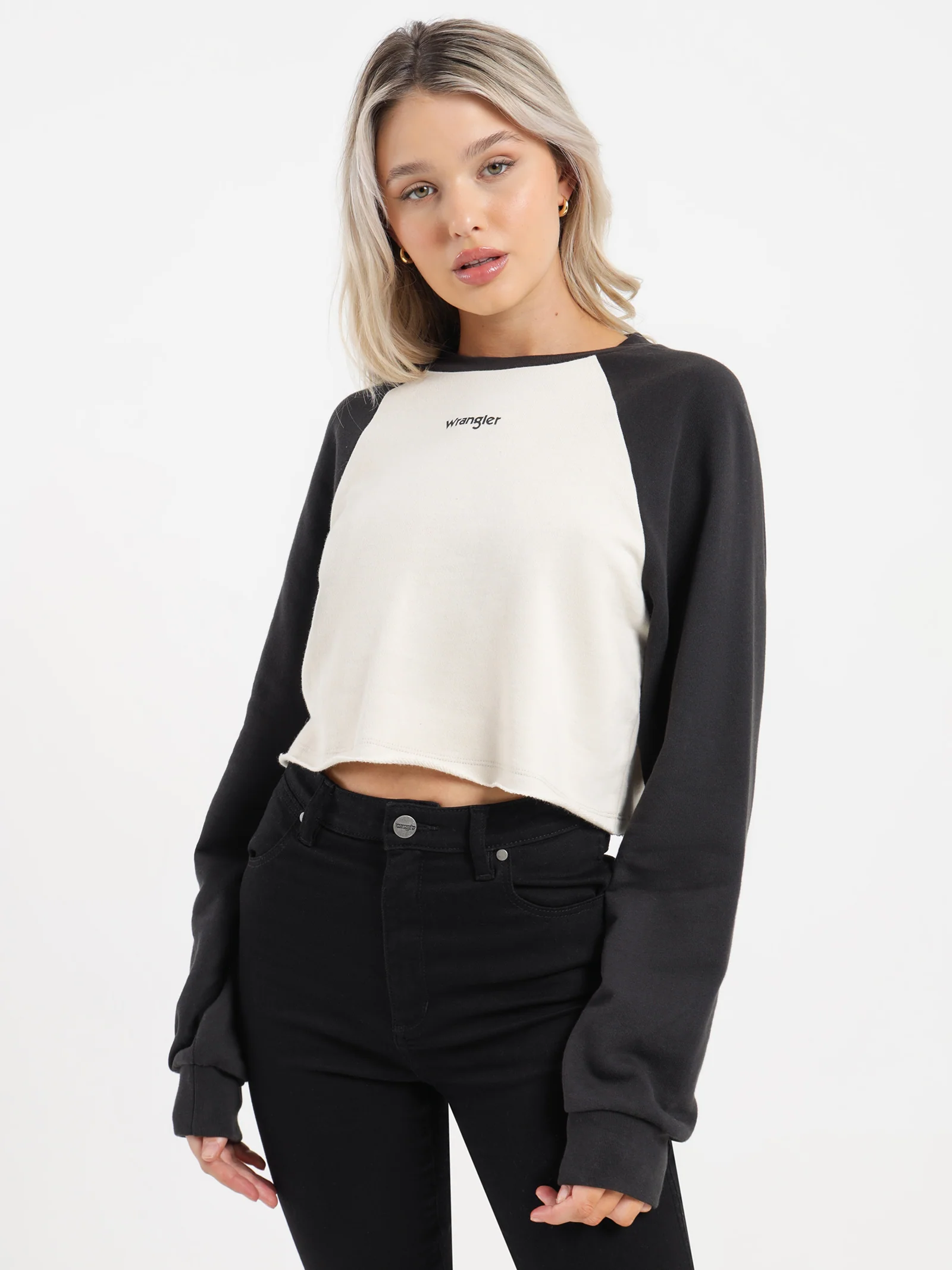Raglan Crop Sweat