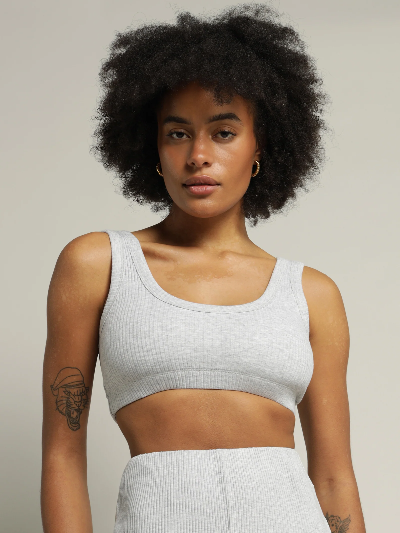 Ribbed Lounge Crop Top