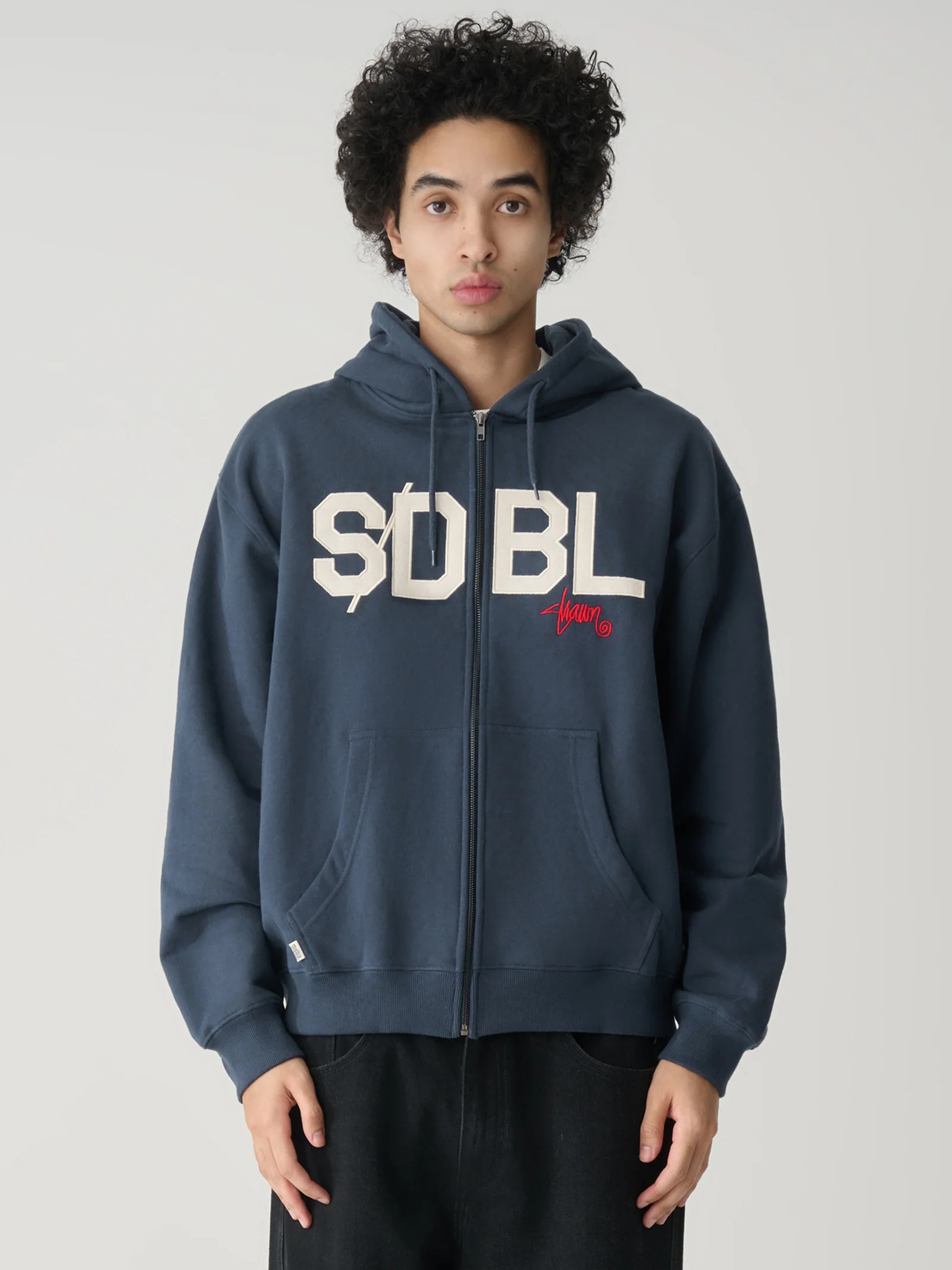 Applique Zip Thru Hood