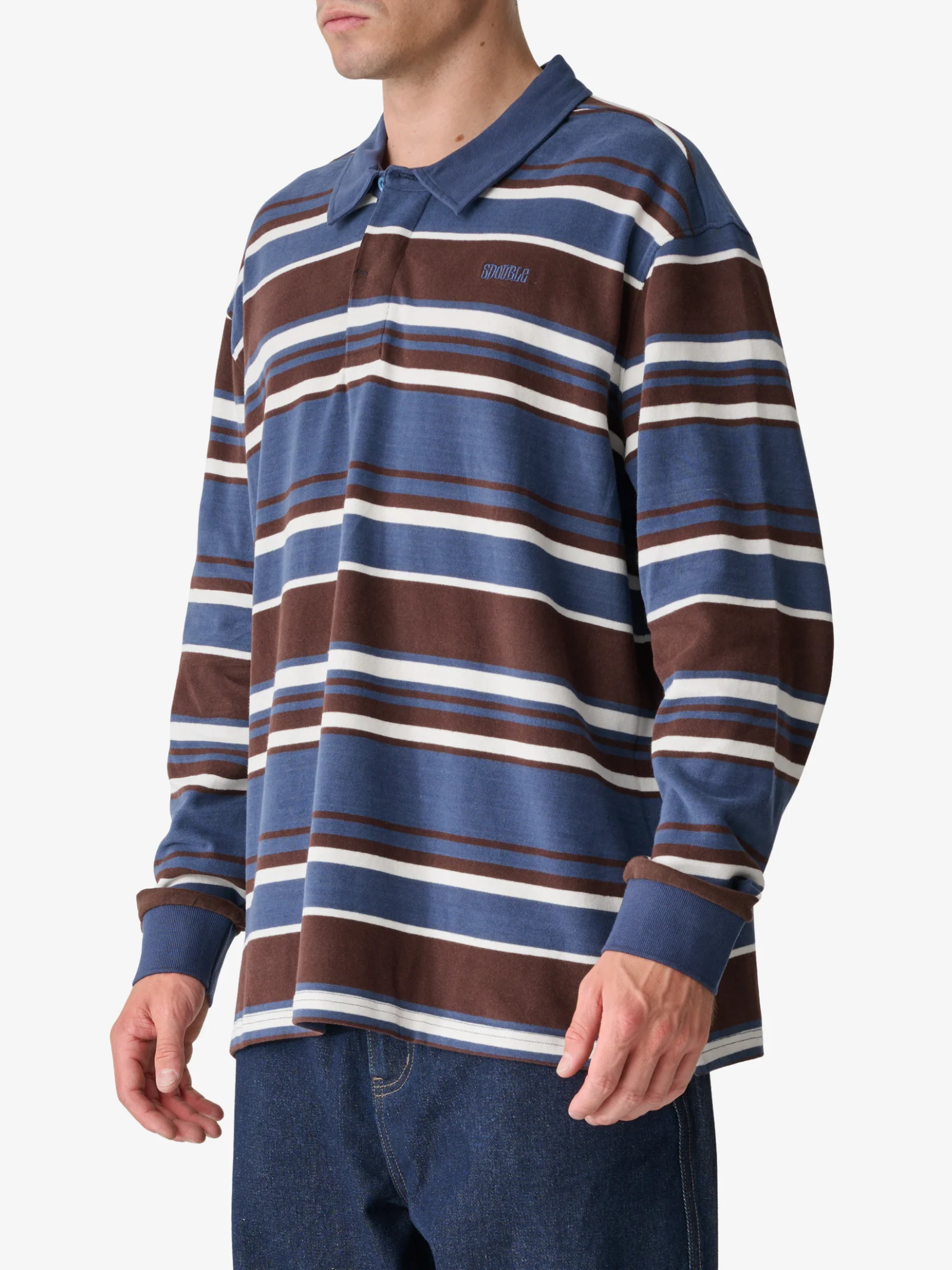 Peach Stripe Rugby