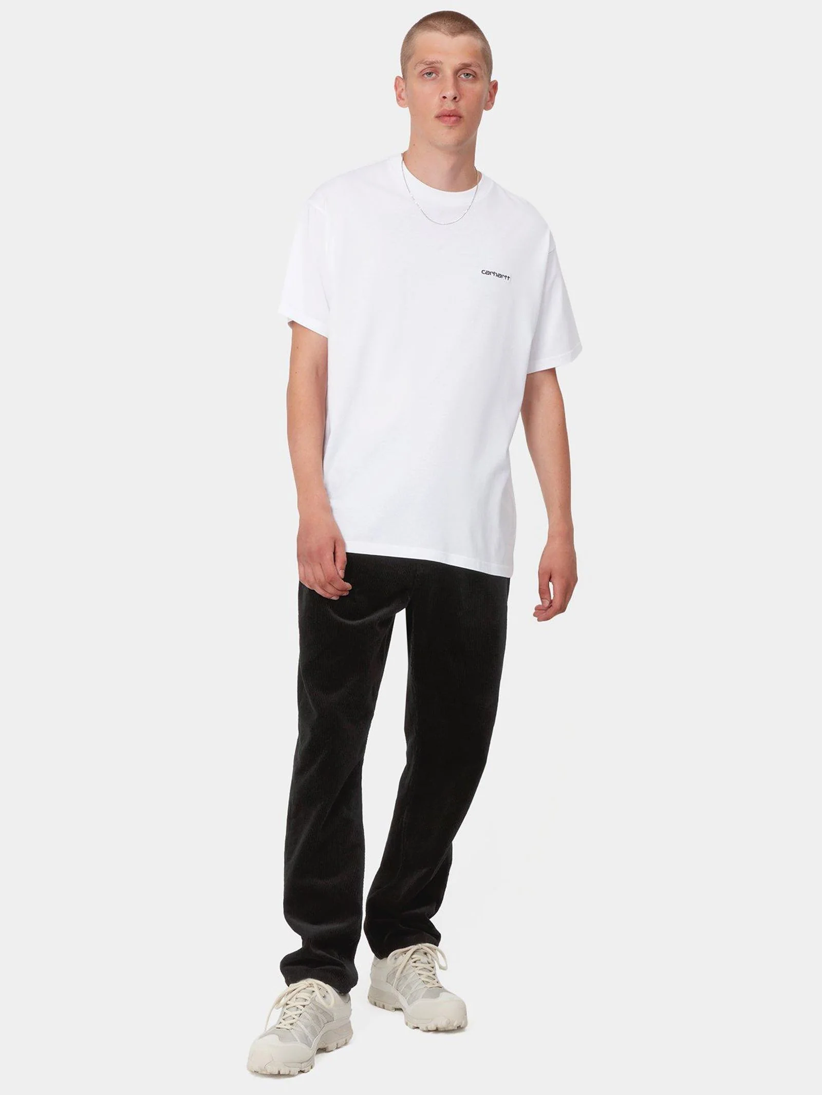 S/S Script Embroidery T-Shirt - Image 2