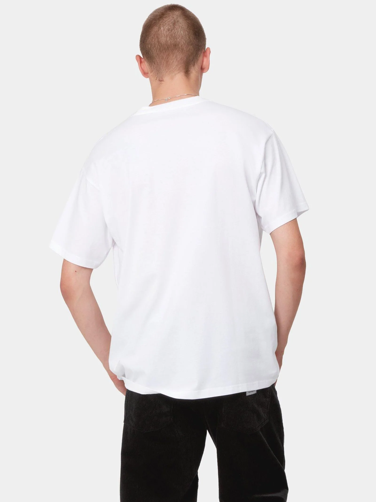 S/S Script Embroidery T-Shirt - Image 3
