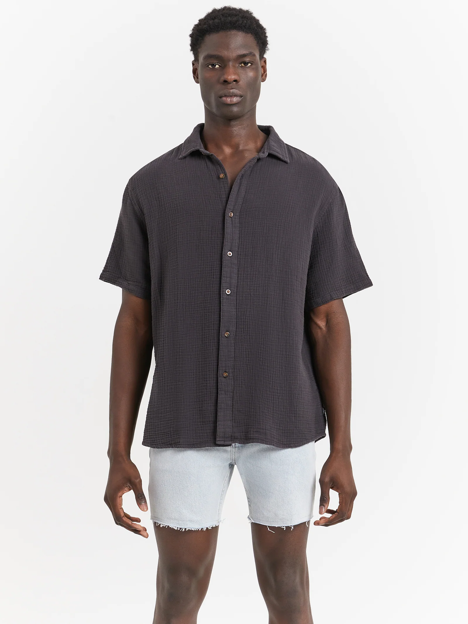 Seersucker Short Sleeve Shirt