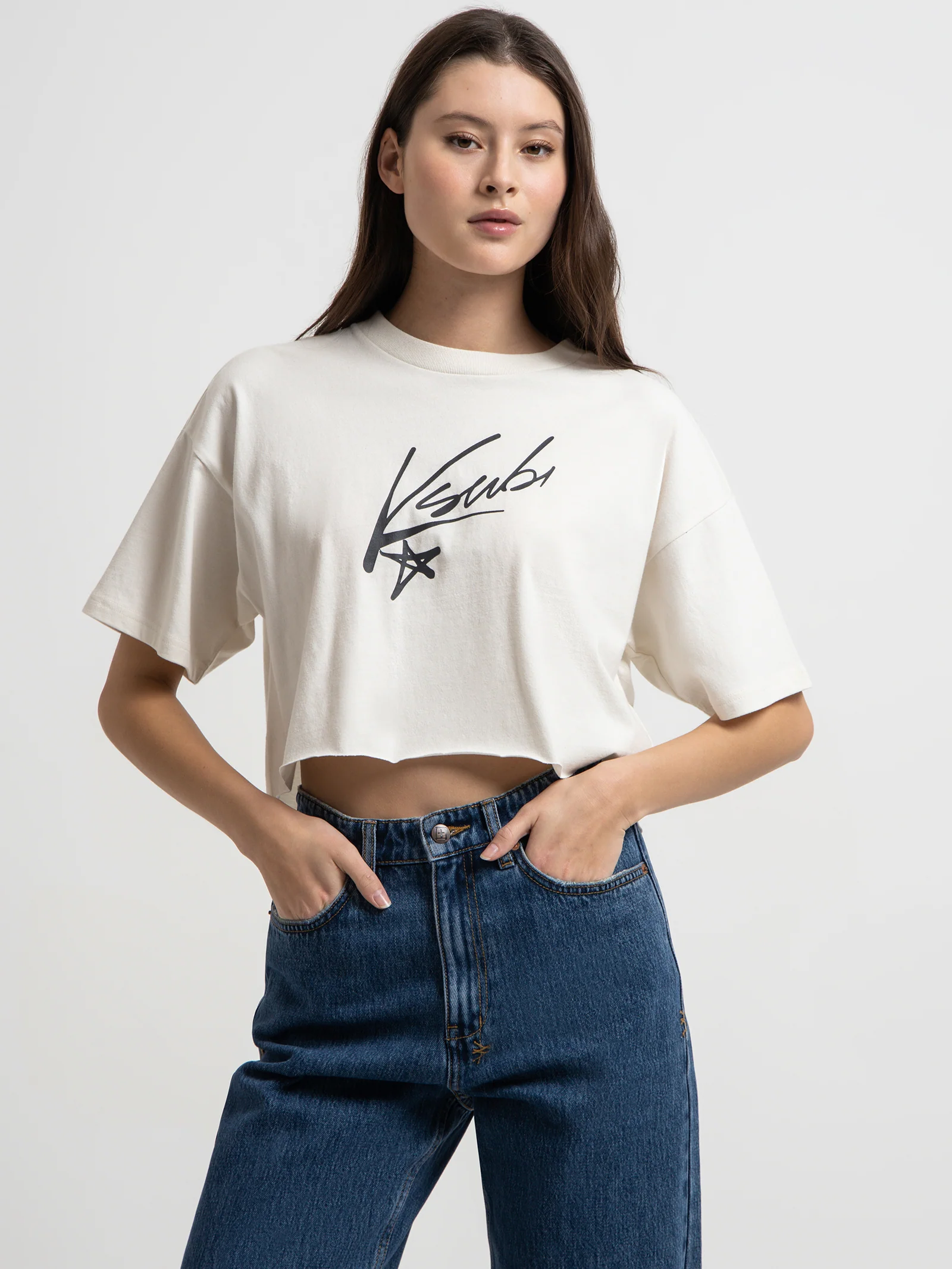 Sprayed OH G Crop T-Shirt