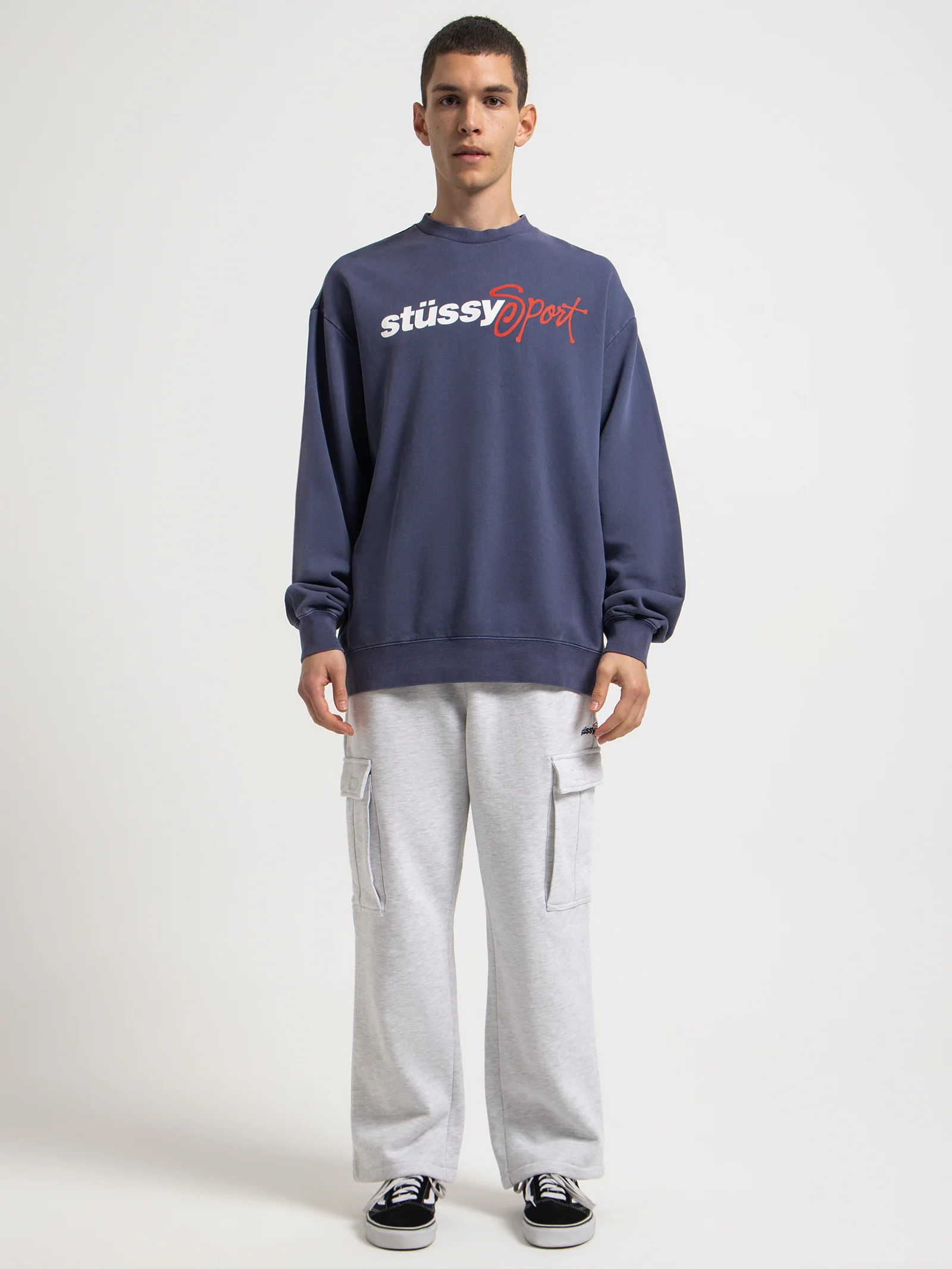 Stussy Sport 50-50 Crew - Image 2