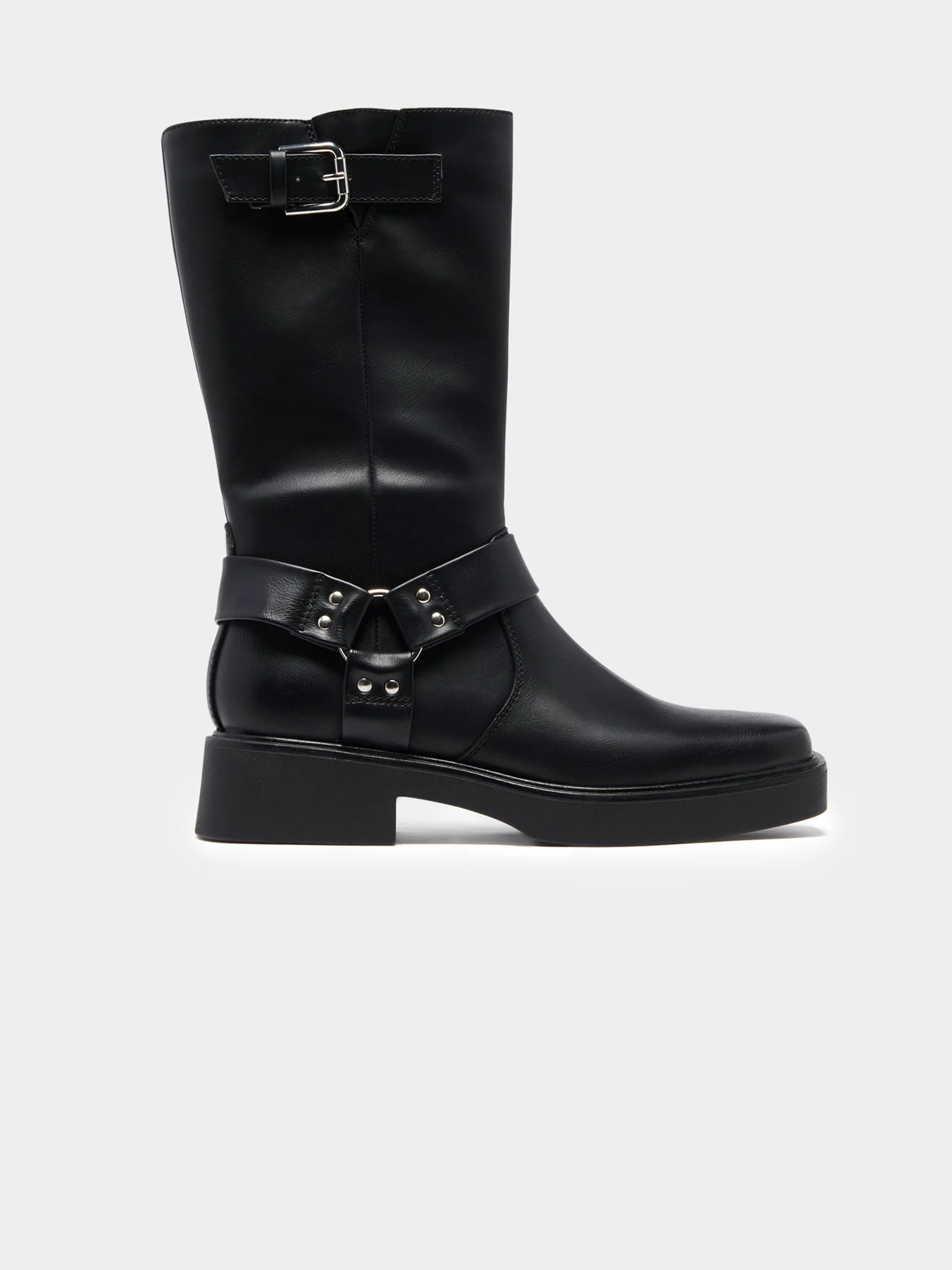 The Edge Mid-Calf Biker Boots