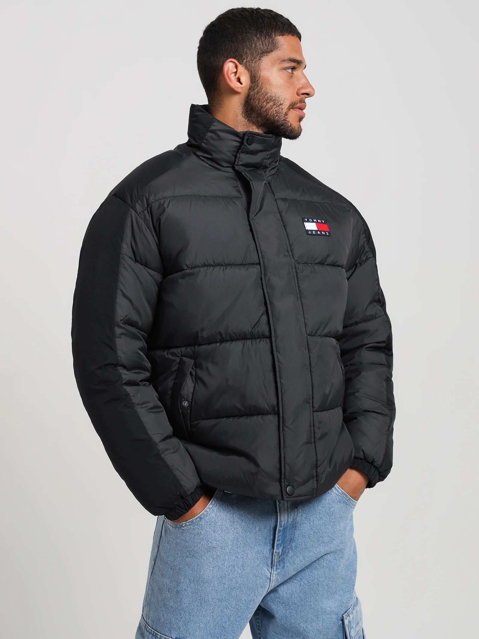 Tonal Badge Puffer Jacket