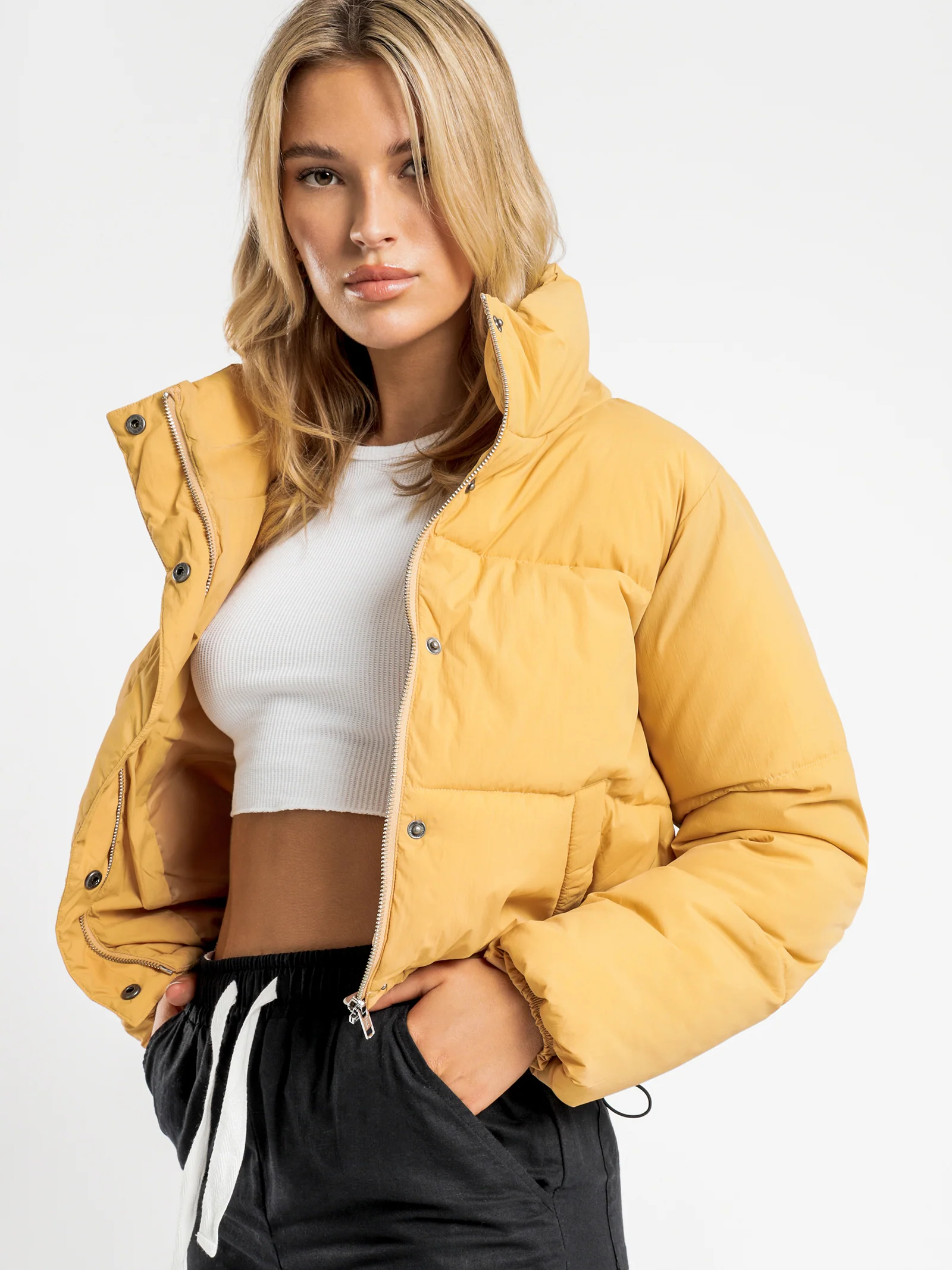 Topher Cropped Puffer Jacket