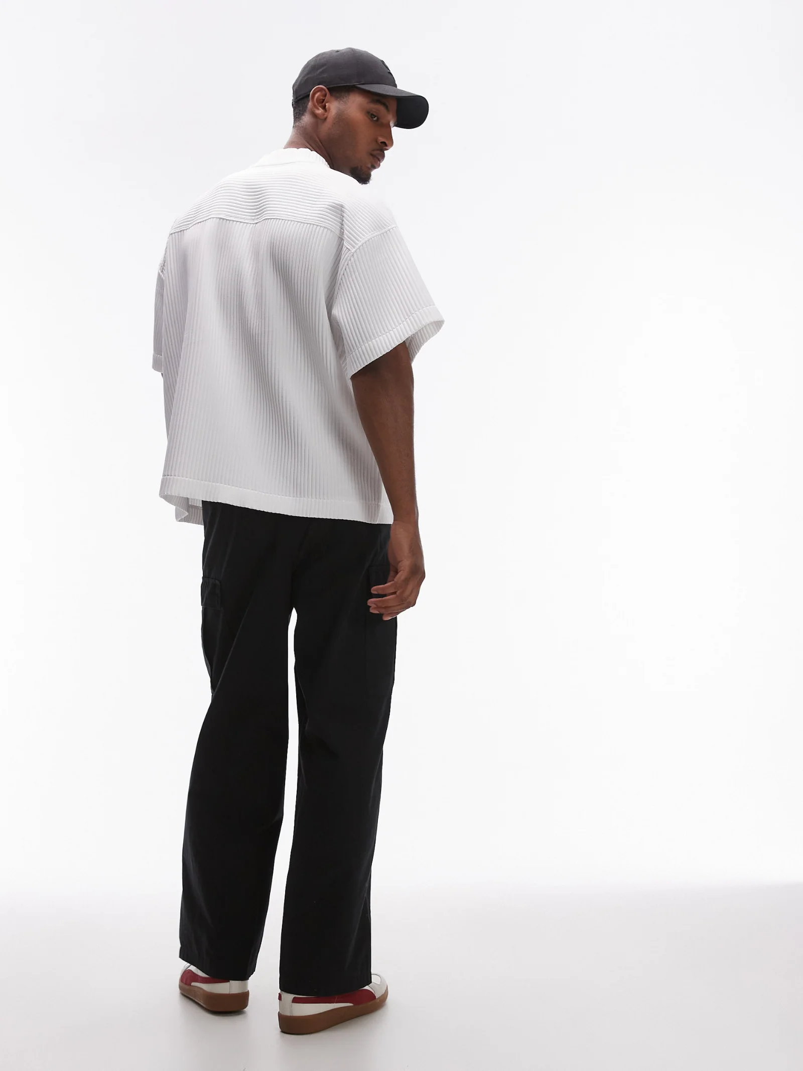 Wide Leg Cargo Pants - Image 2