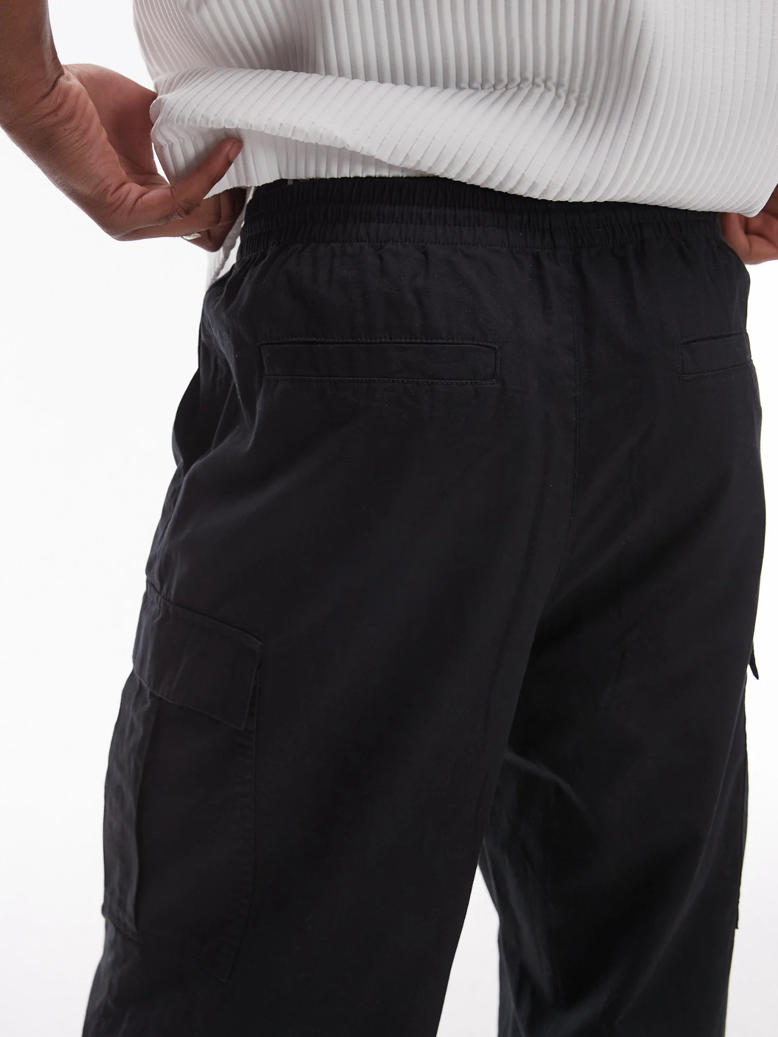 Wide Leg Cargo Pants - Image 4