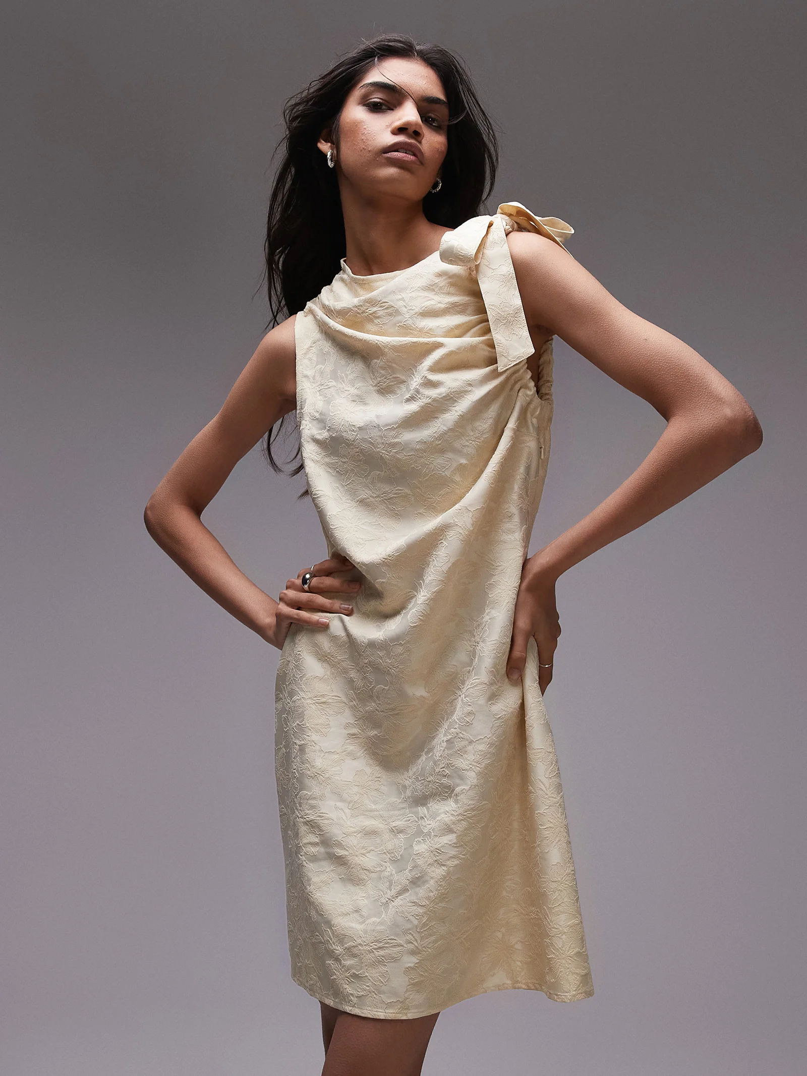 Jacquard Mini Dress