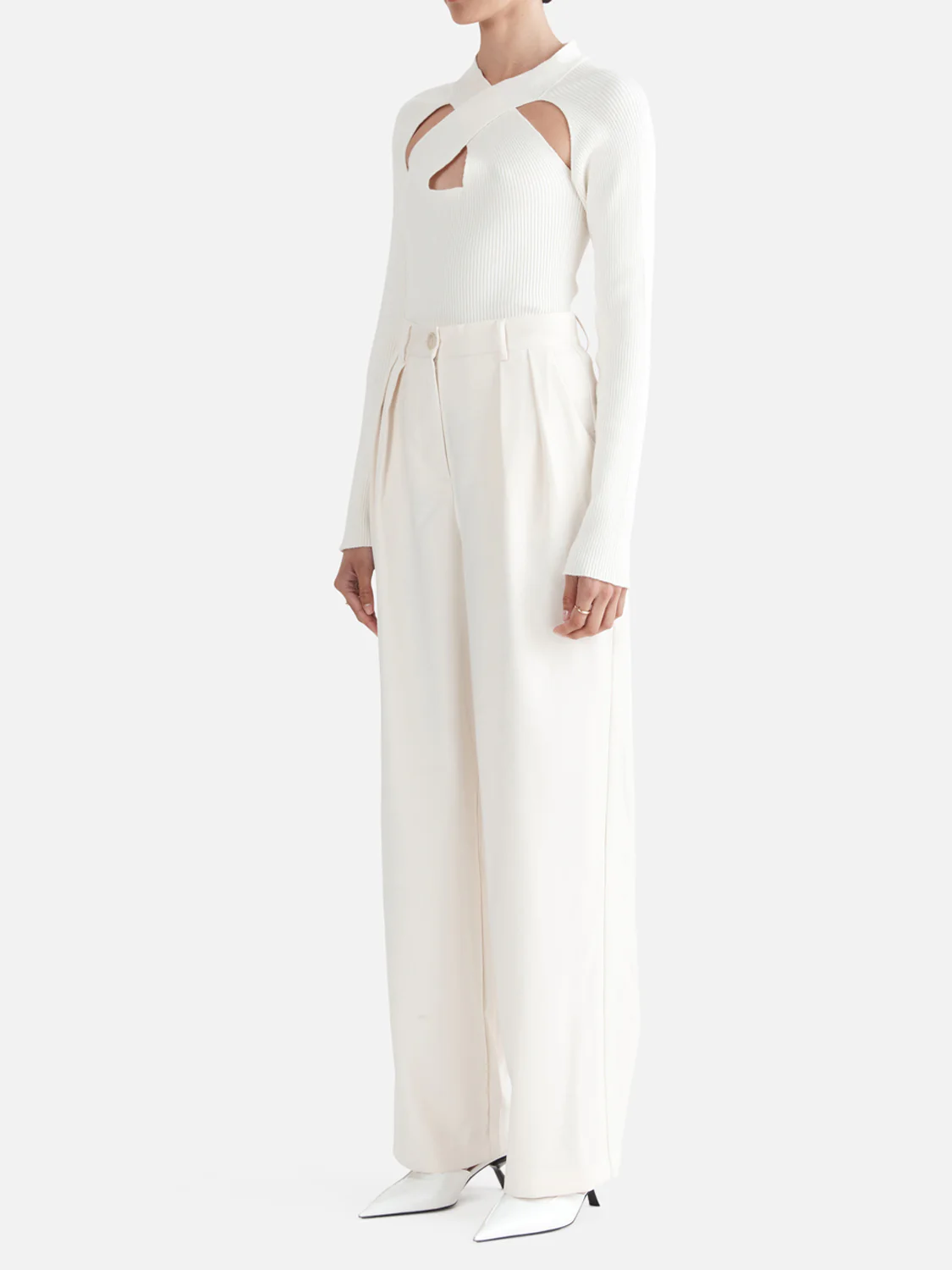 Twist Neck Knit Top - Image 2