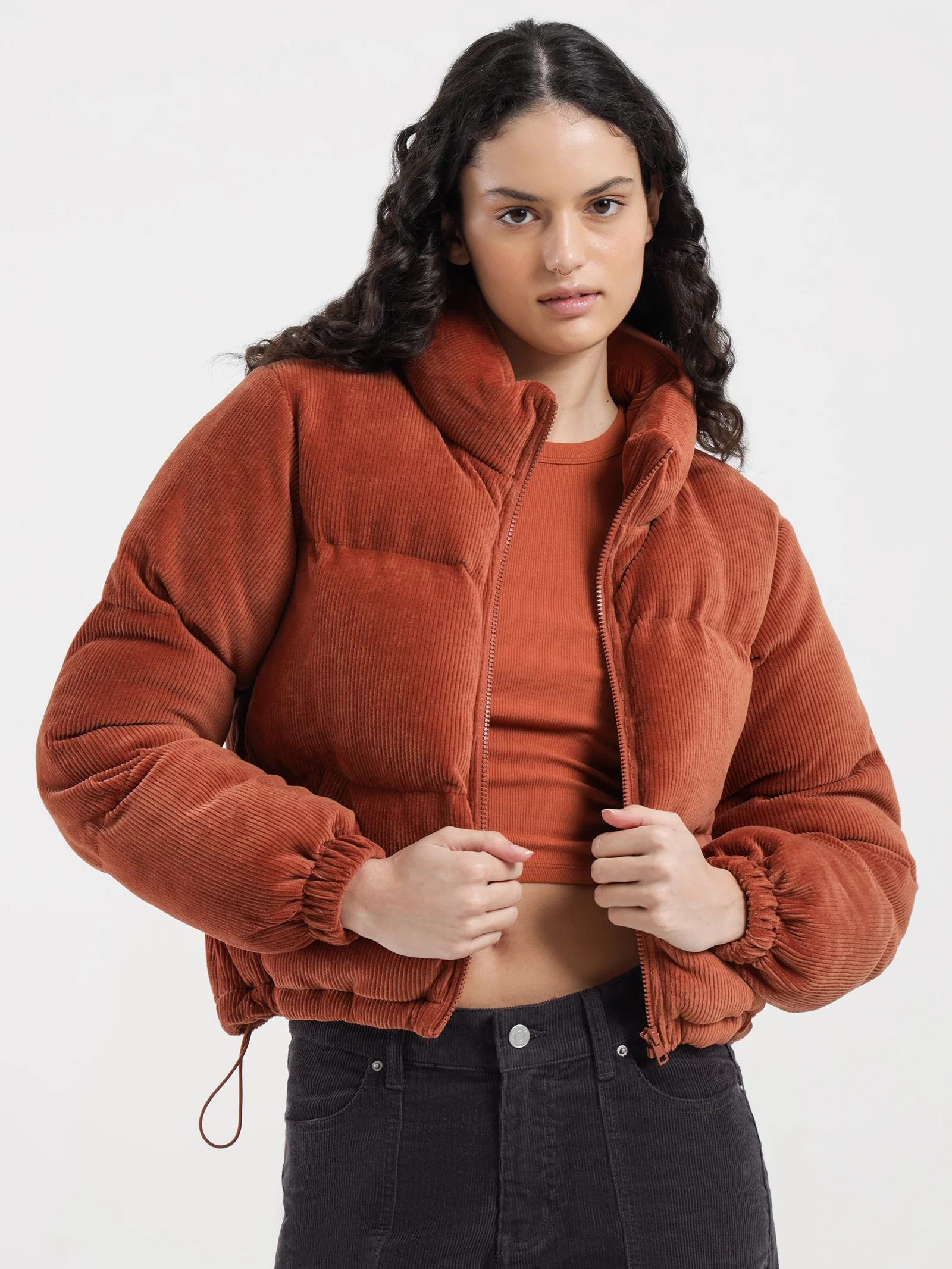 Tyler Cord Puffer Jacket