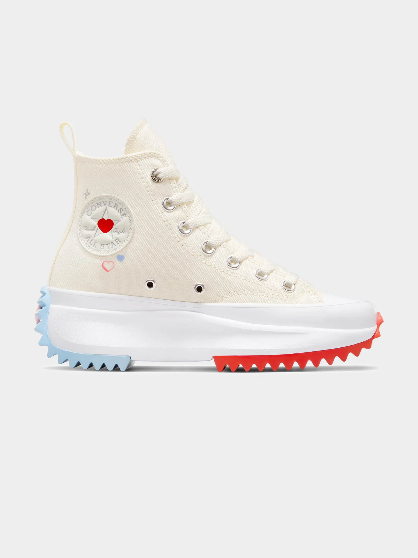 Unisex Converse Run Star Hike Y2K Heart High Top Sneakers