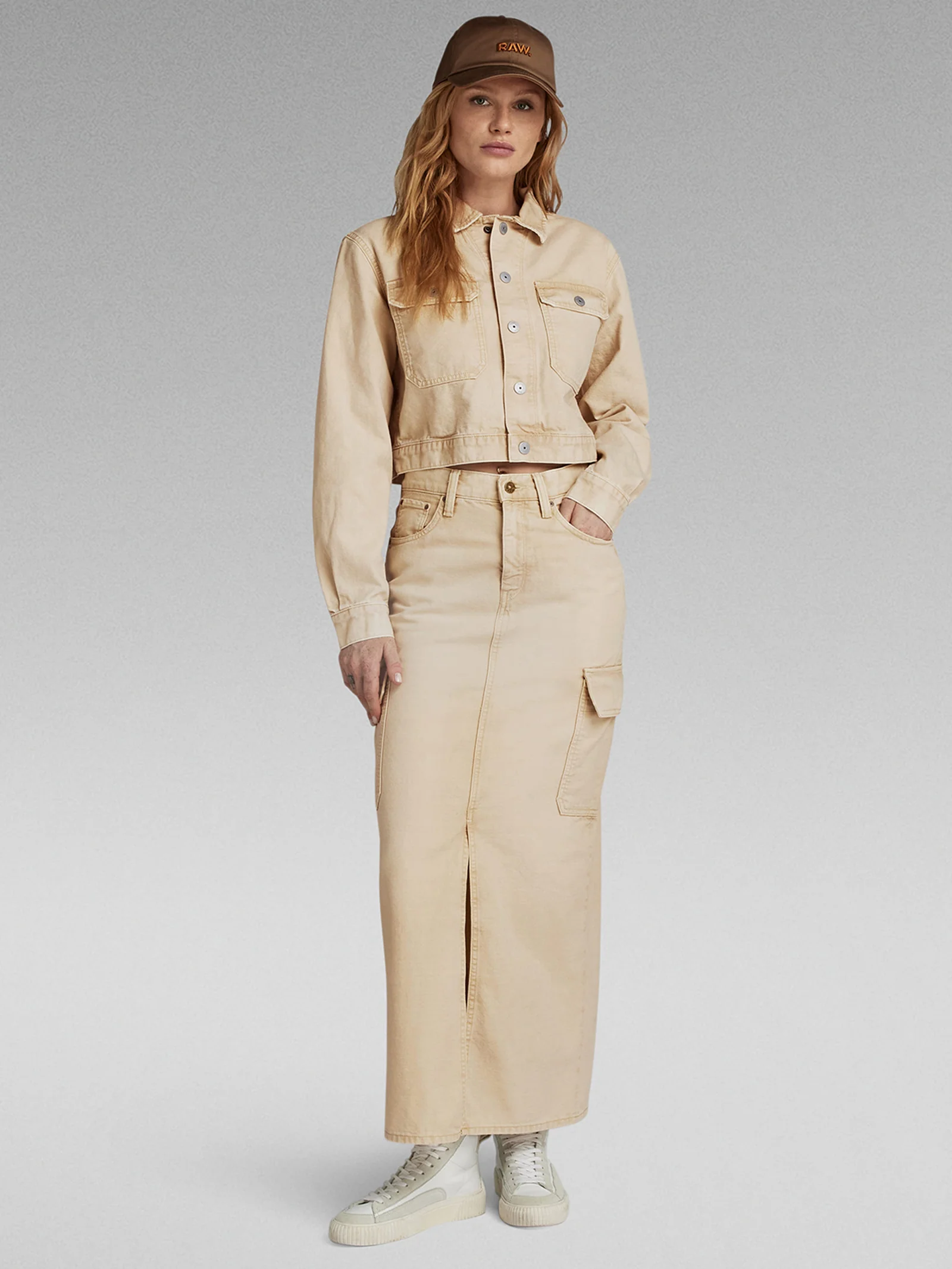 Viktoria Long Cargo Skirt - Image 4