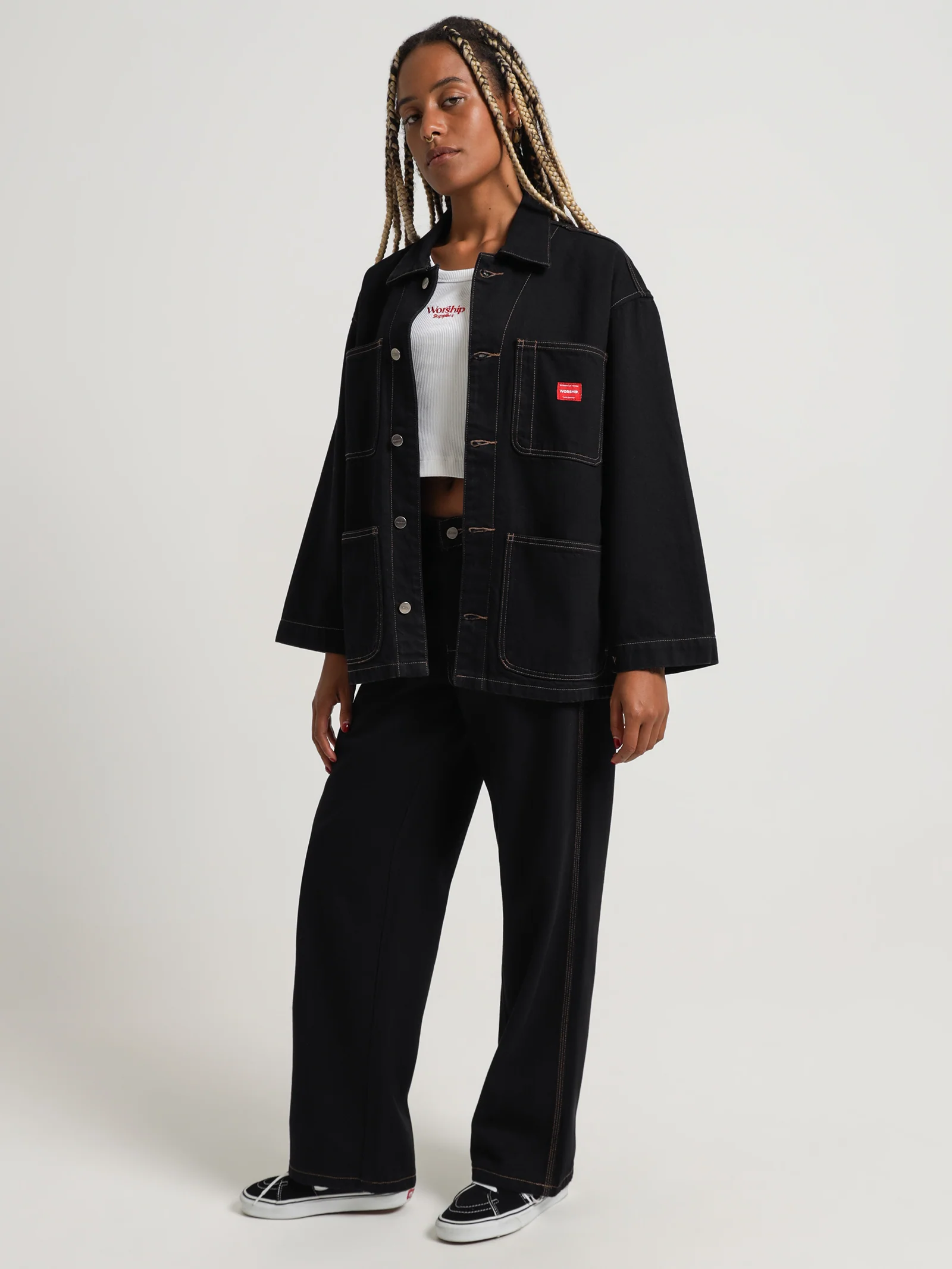 Wake N Quake Slouch Baggy Jeans - Image 4