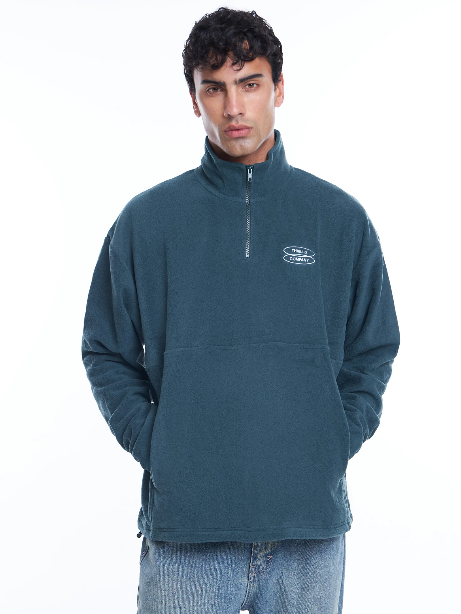 Warped Decisions Quarter Zip Fleece