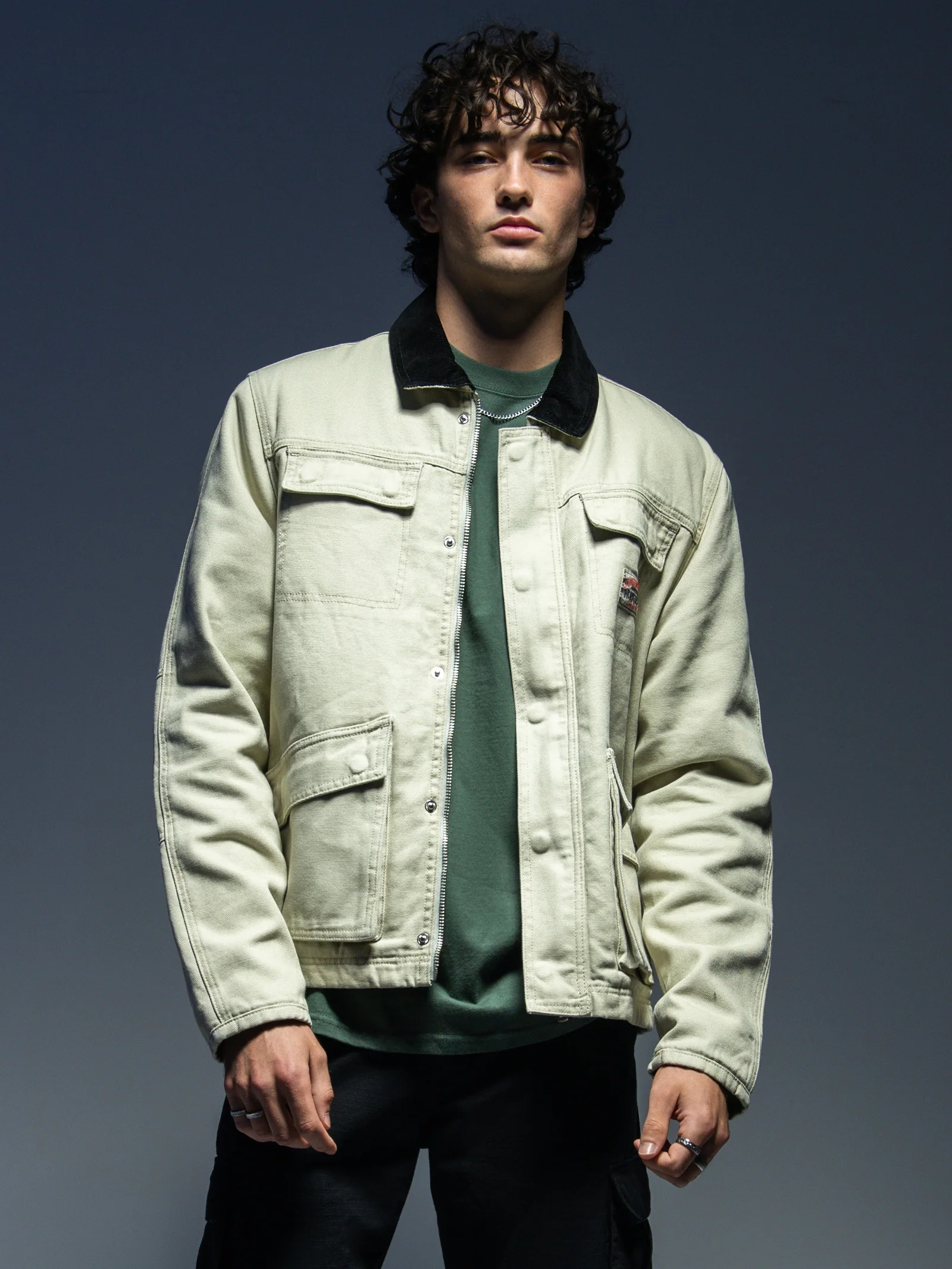 Washed Canvas OP Jacket