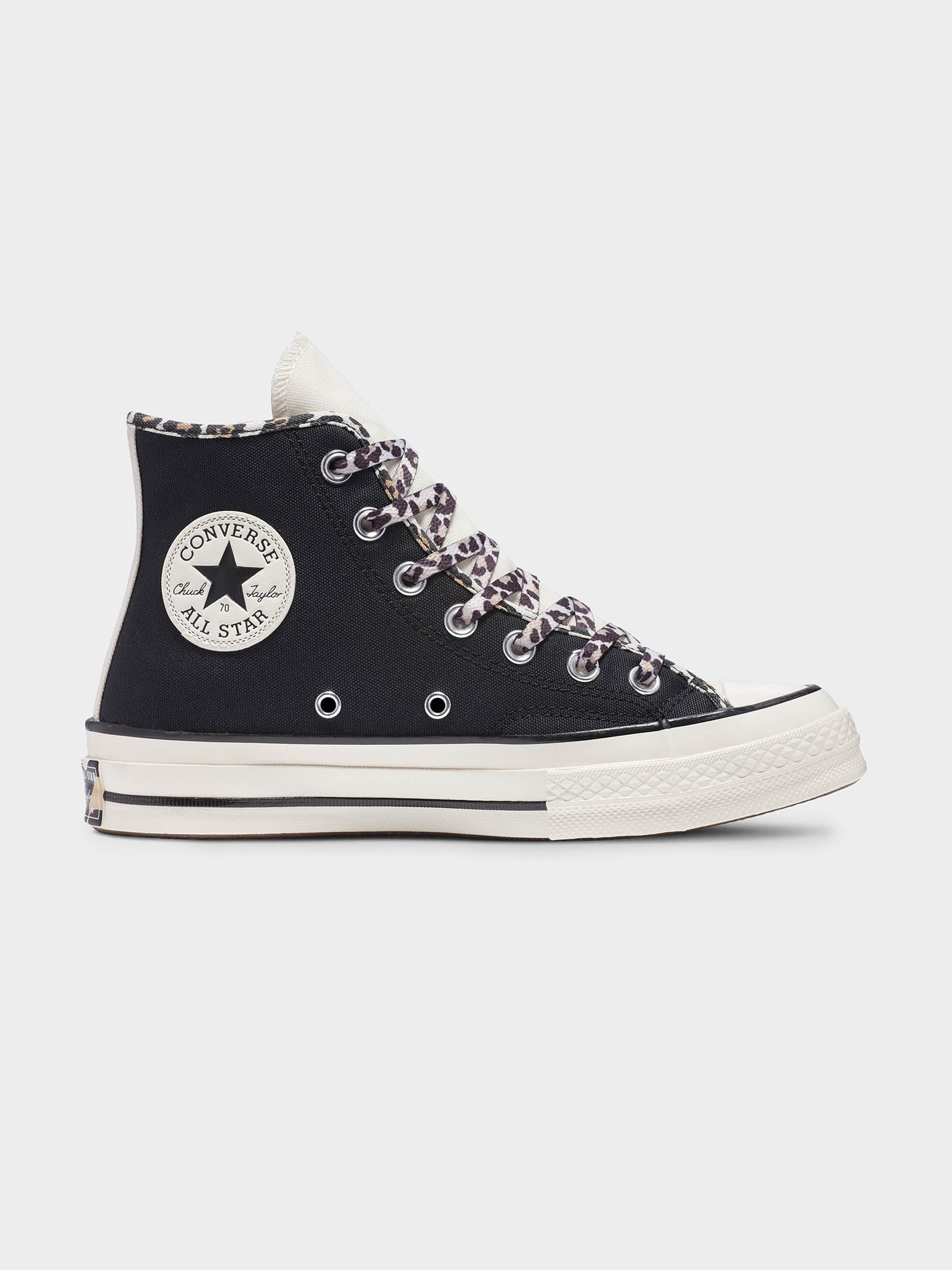 Womens Chuck 70 Leopard Love High Top Sneakers
