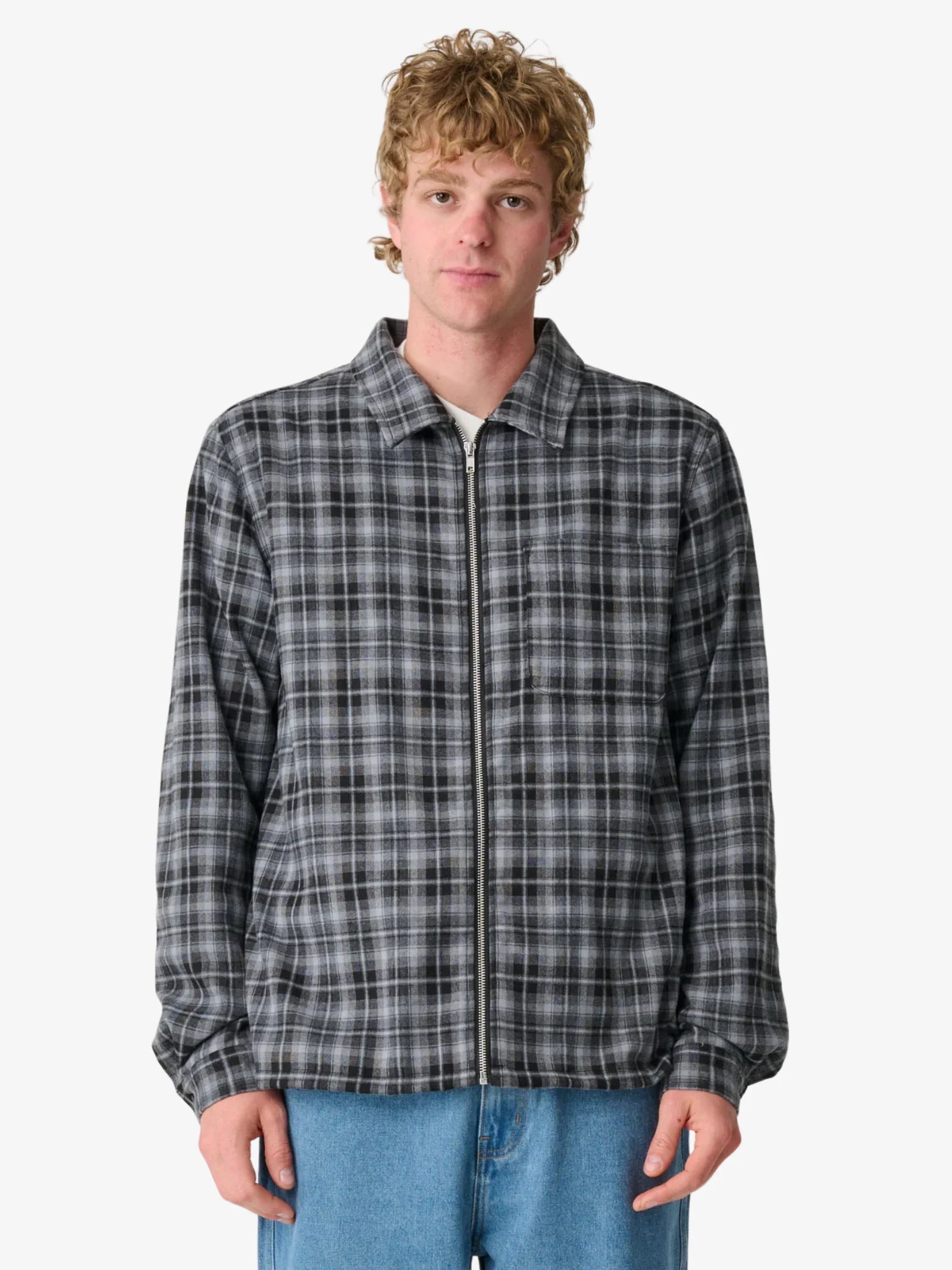 91 Long Sleeve Zip Shirt