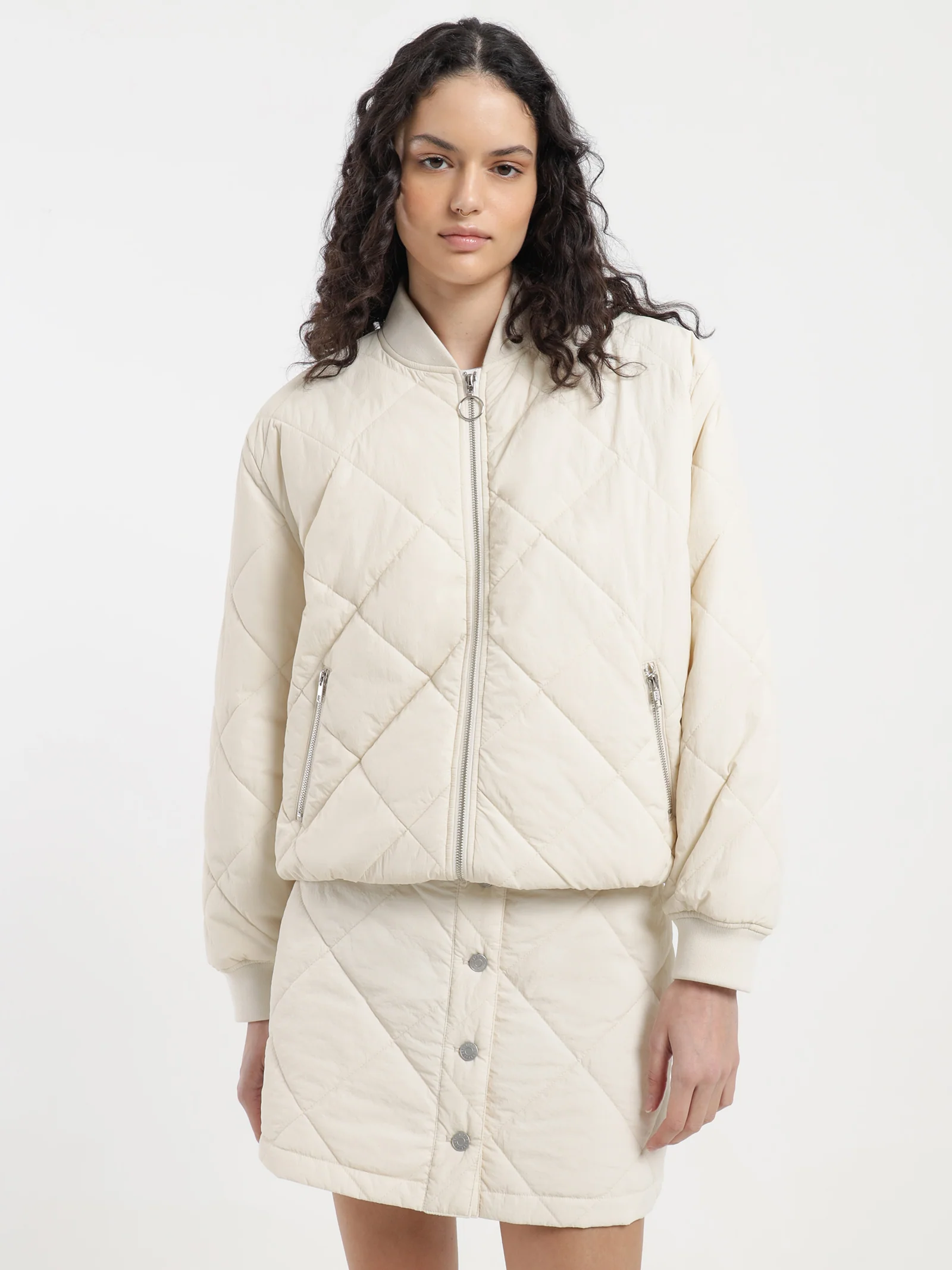 Zara Quilted Bomber