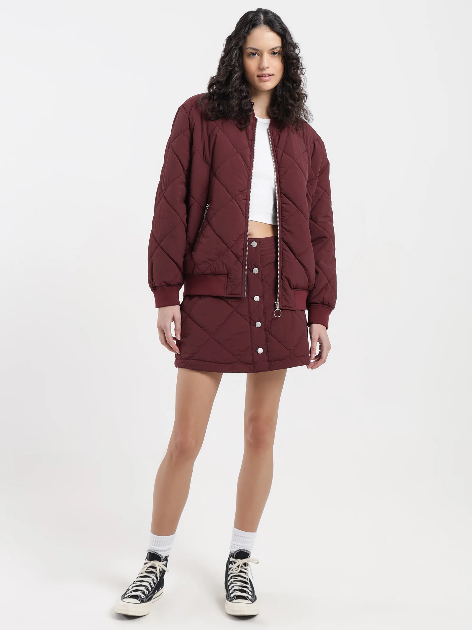Zara Quilted Skirt - Image 4
